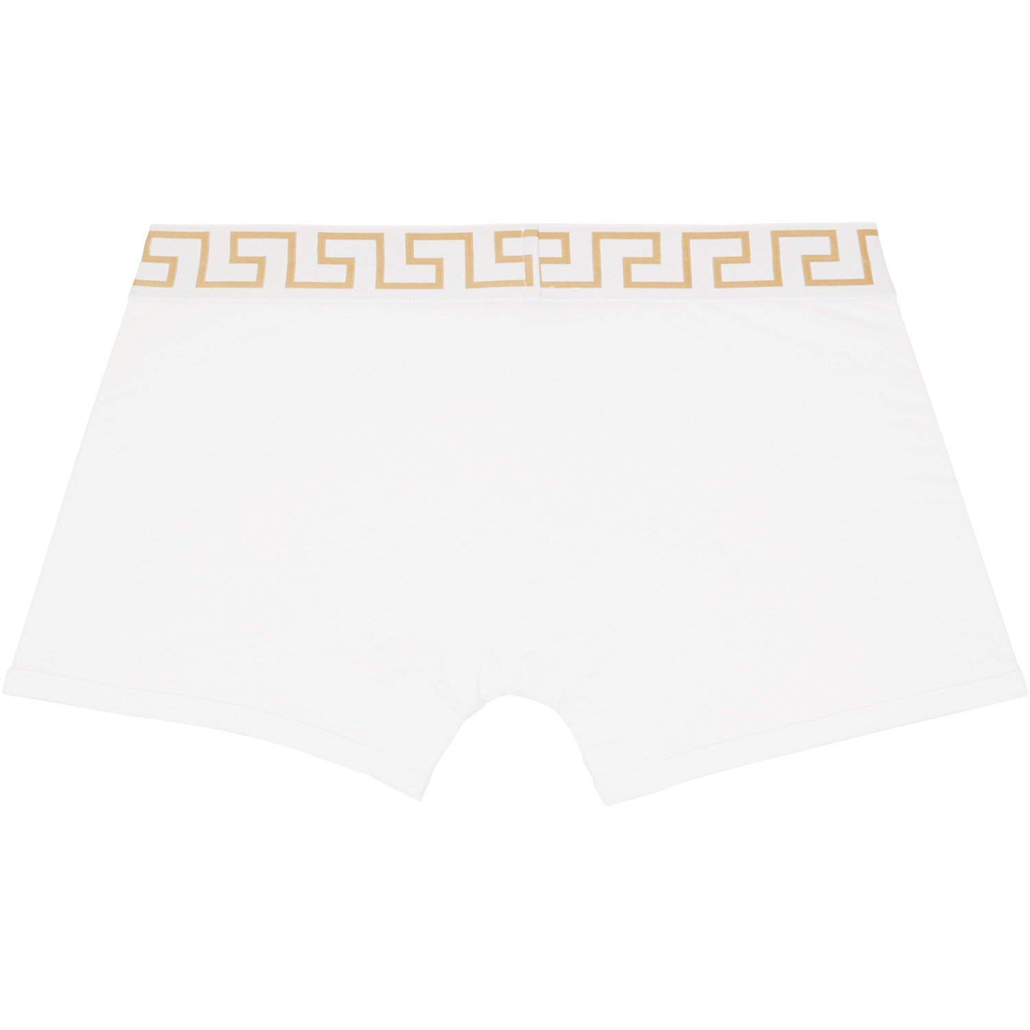  Versace White Cotton-jersey Long Boxer Briefs 