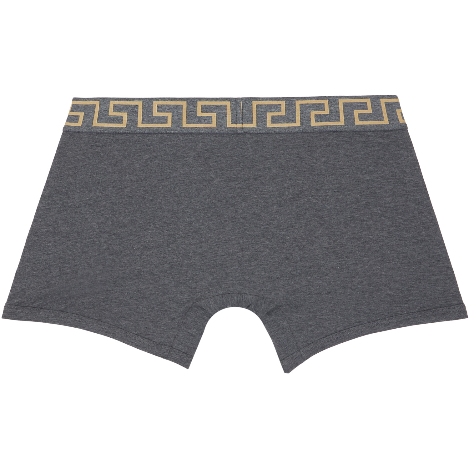  Versace Gray Cotton-jersey Long Boxer Briefs 
