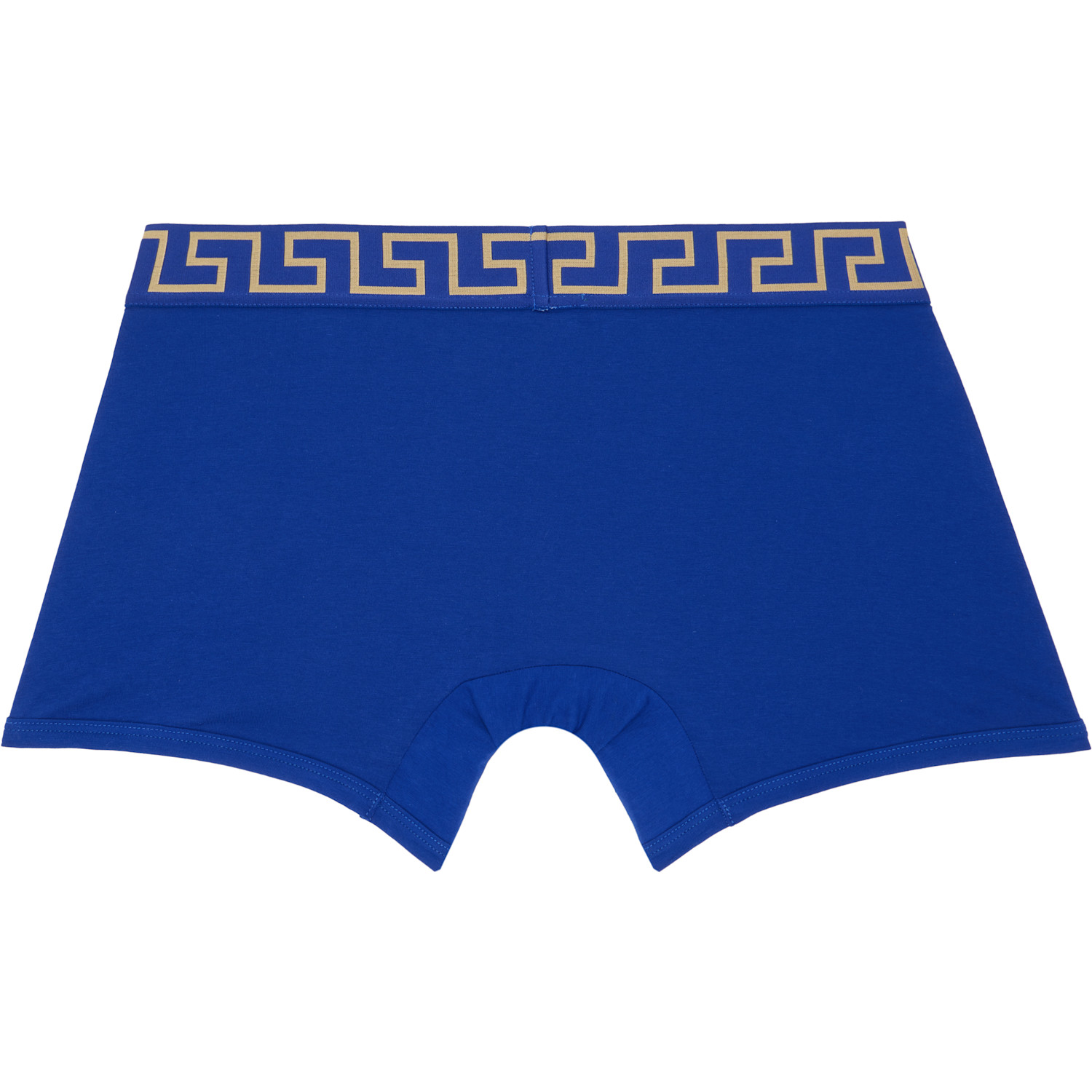  Versace Navy Cotton-jersey Long Boxer Briefs 