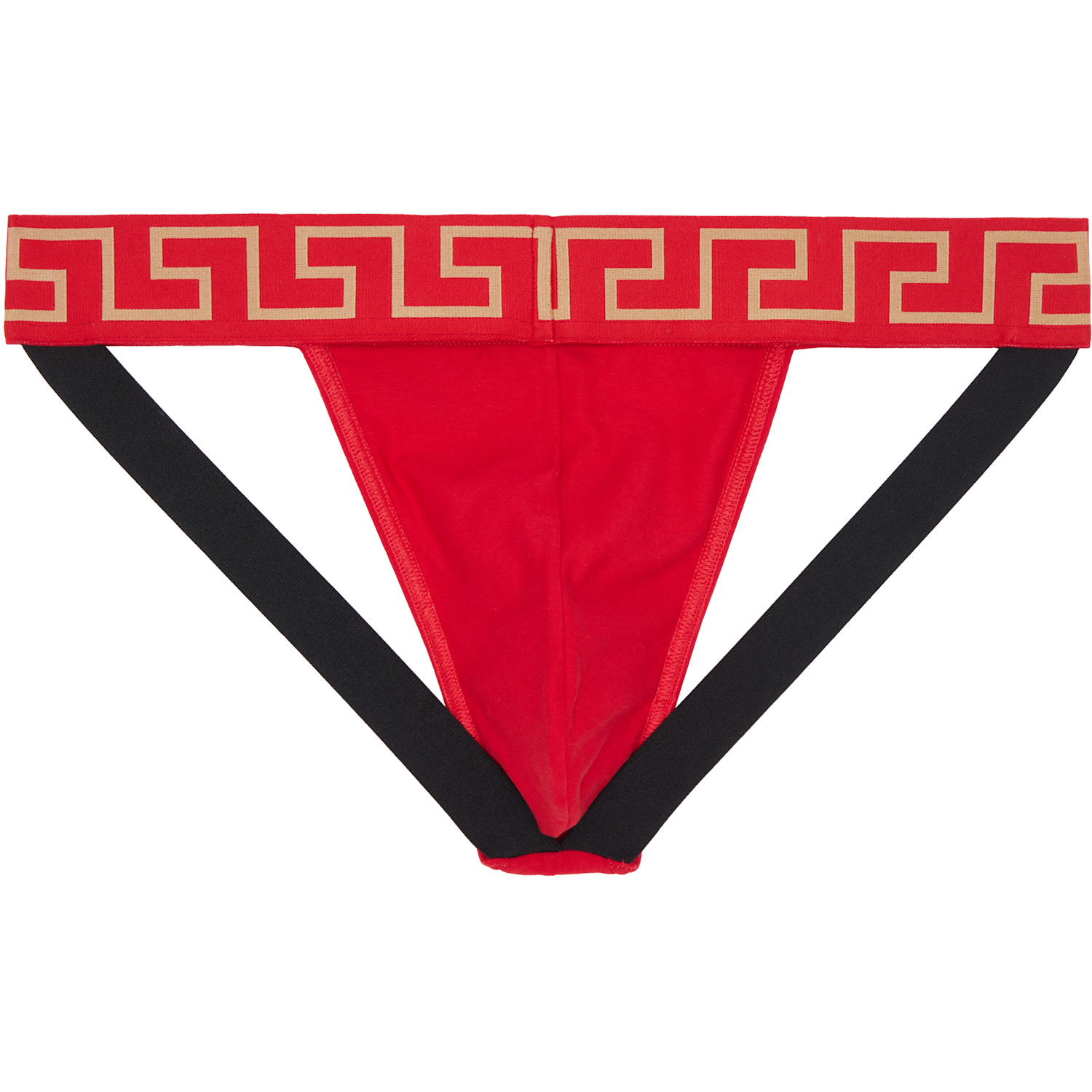  Versace Red Cotton-jersey Jockstrap 