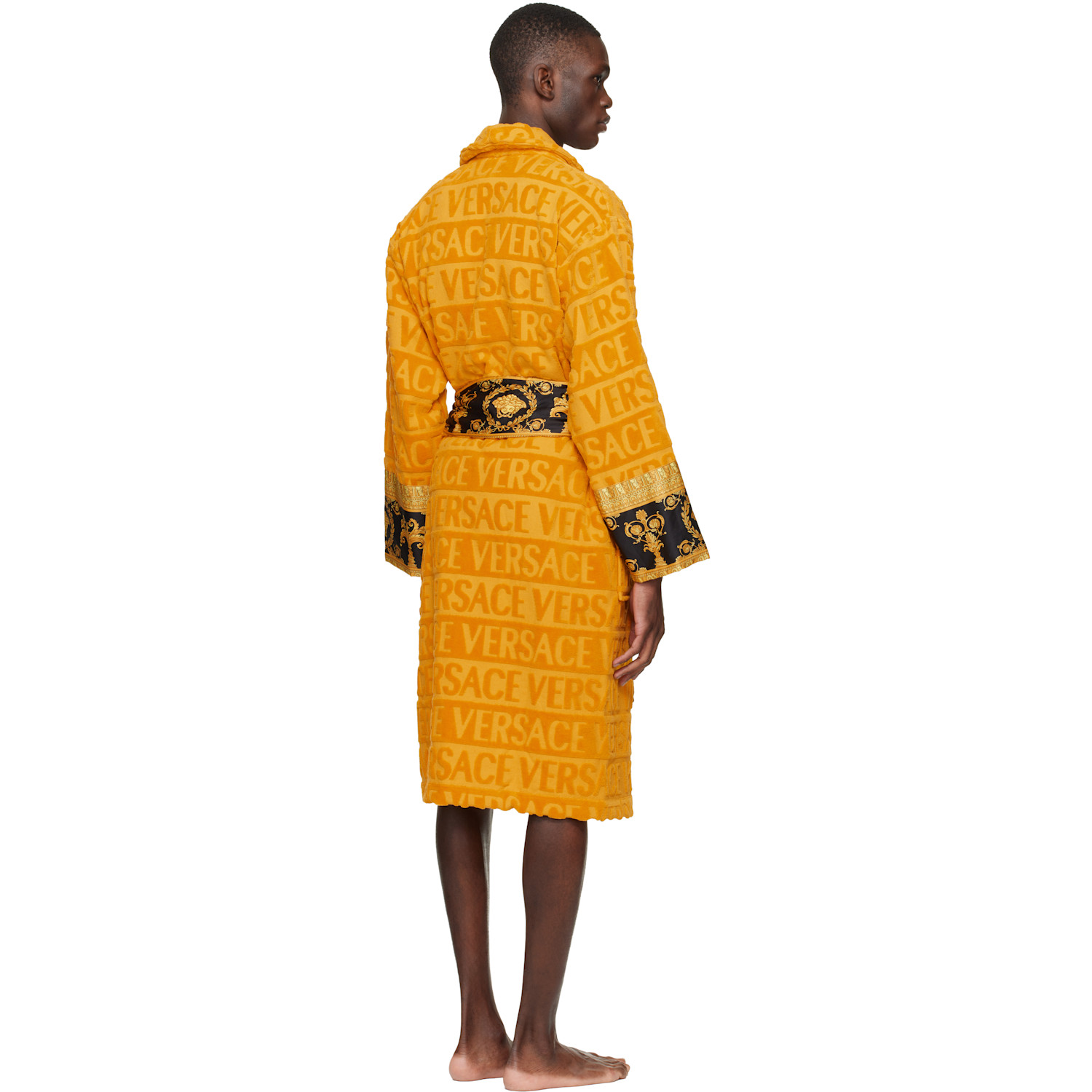  Versace Yellow 'i Heart Baroque' Bathrobe 