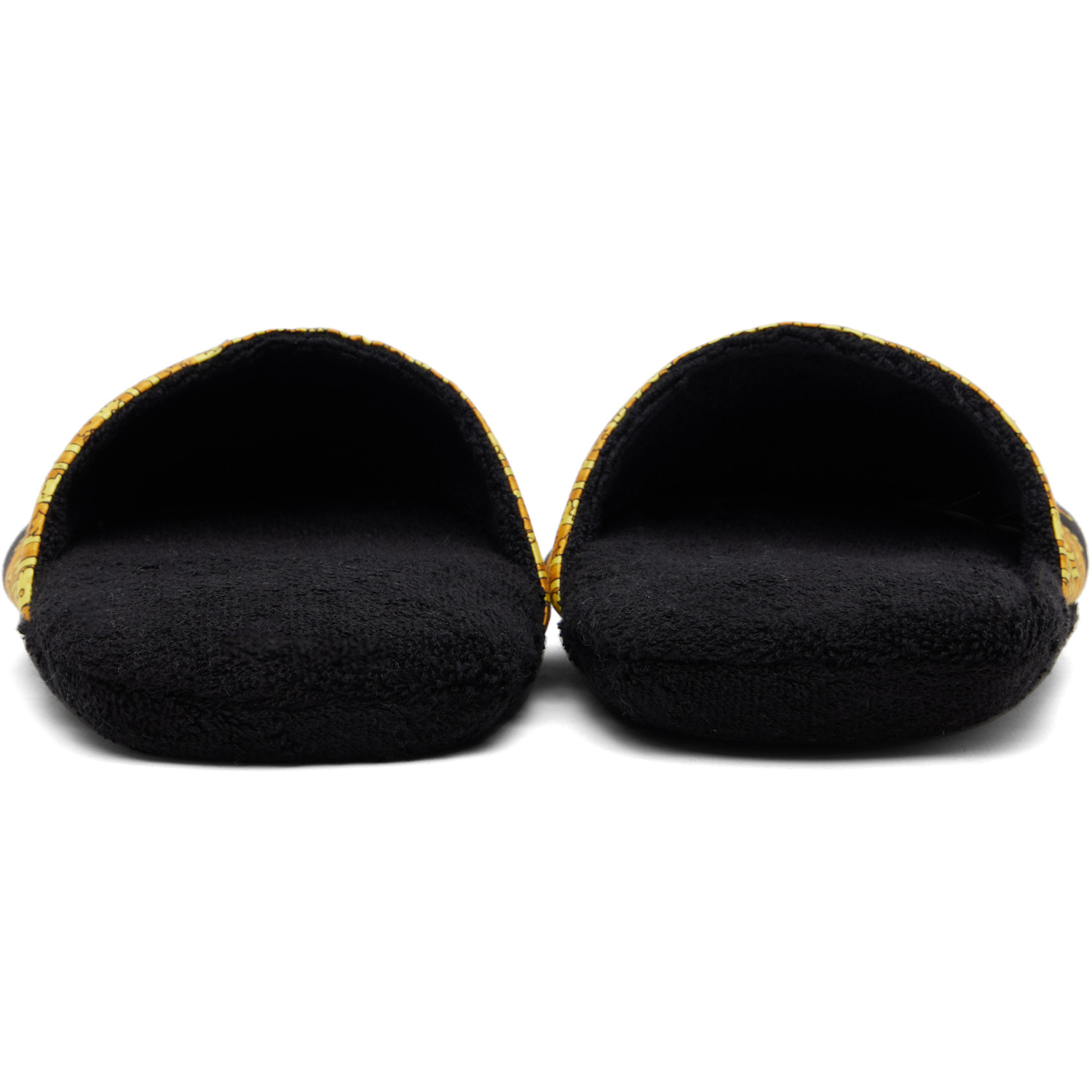  Versace Black 'i Heart Baroque' Slippers 