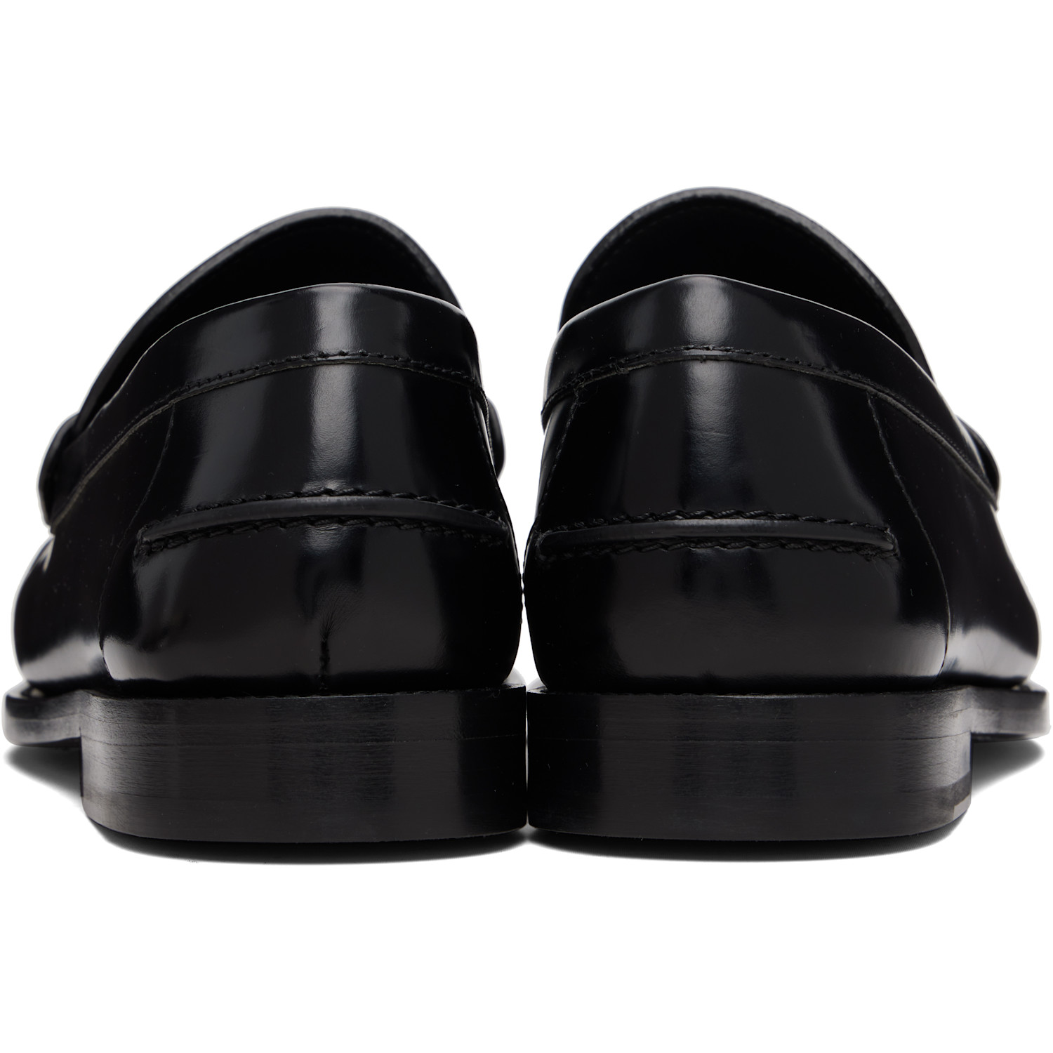  Versace Black Medusa '95 Embellished Loafers 