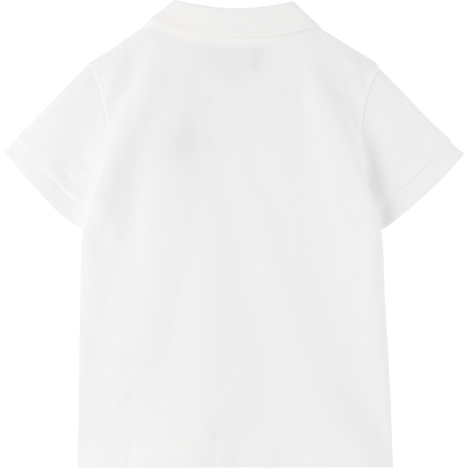  Versace Baby White Embroidered Cotton-piqué Polo 