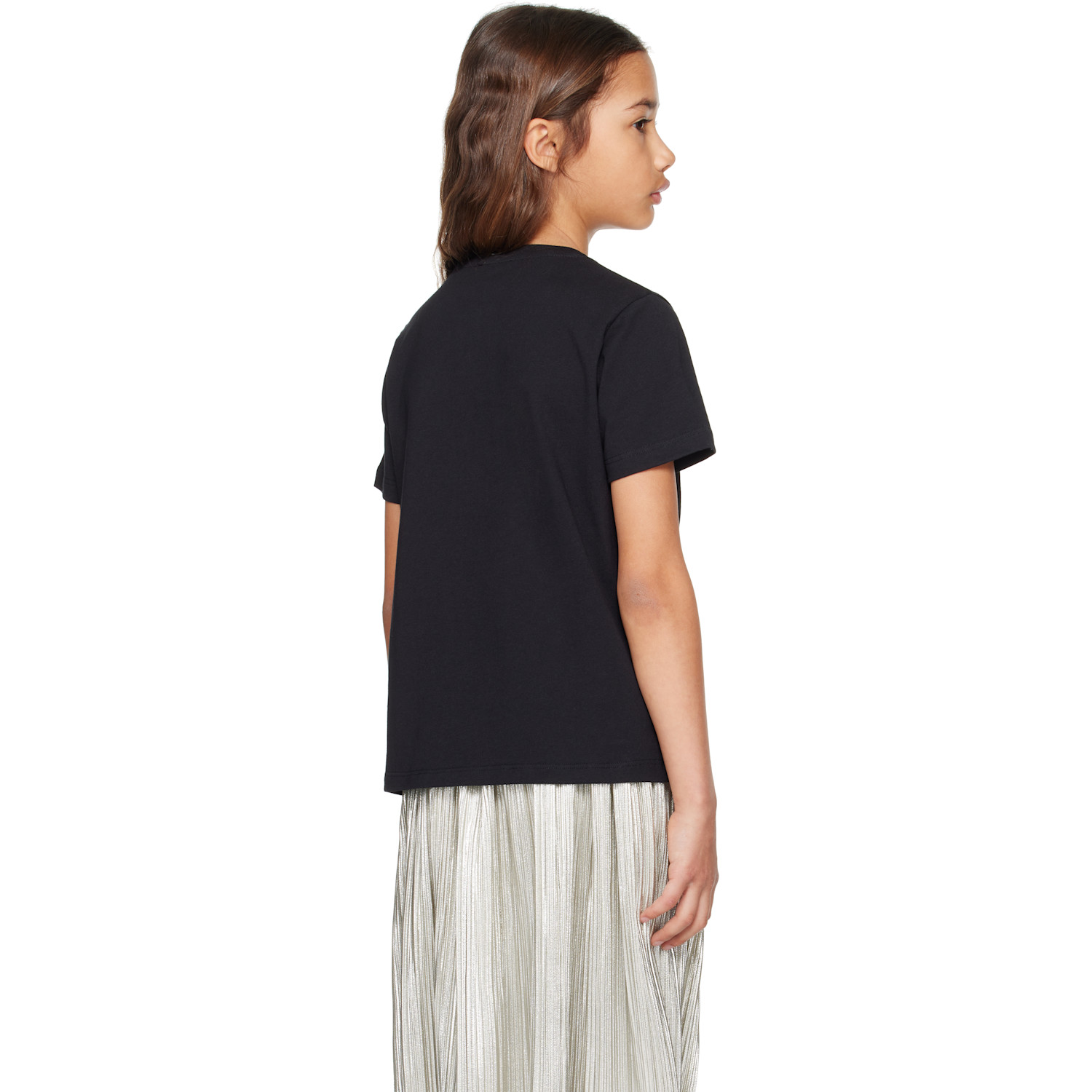  Versace Kids Black Printed Cotton-jersey T-shirt 