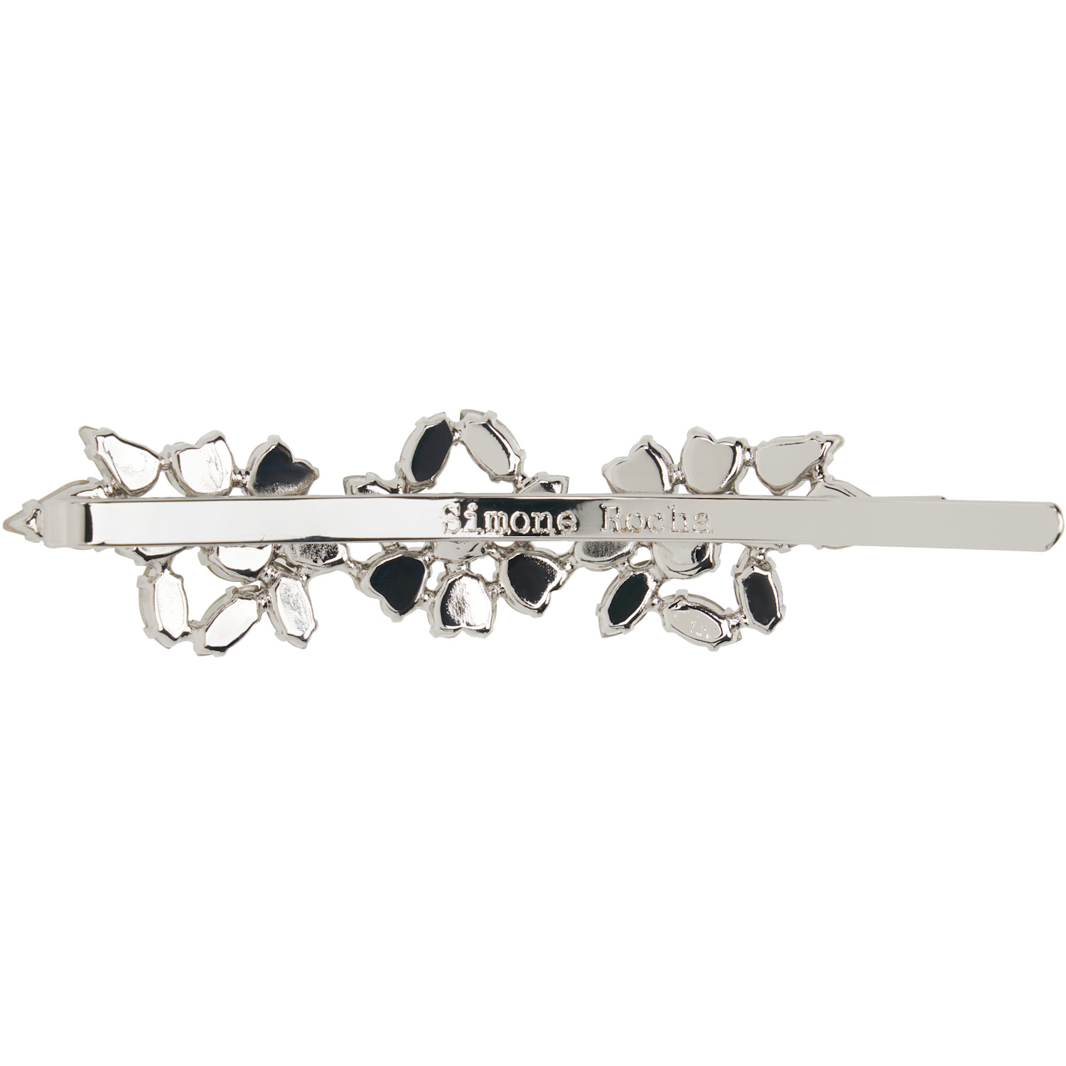  Simone Rocha Green Heartbloom Hair Clip 