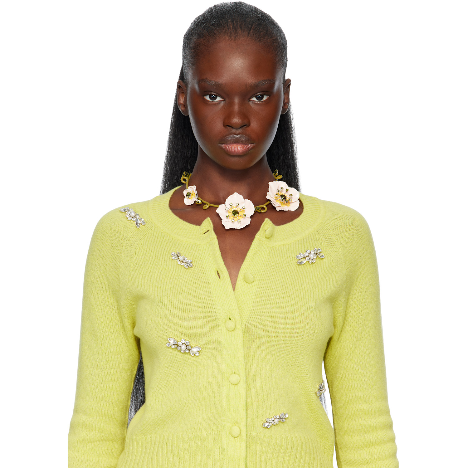  Simone Rocha Turbo Blooming Poppy Necklace 