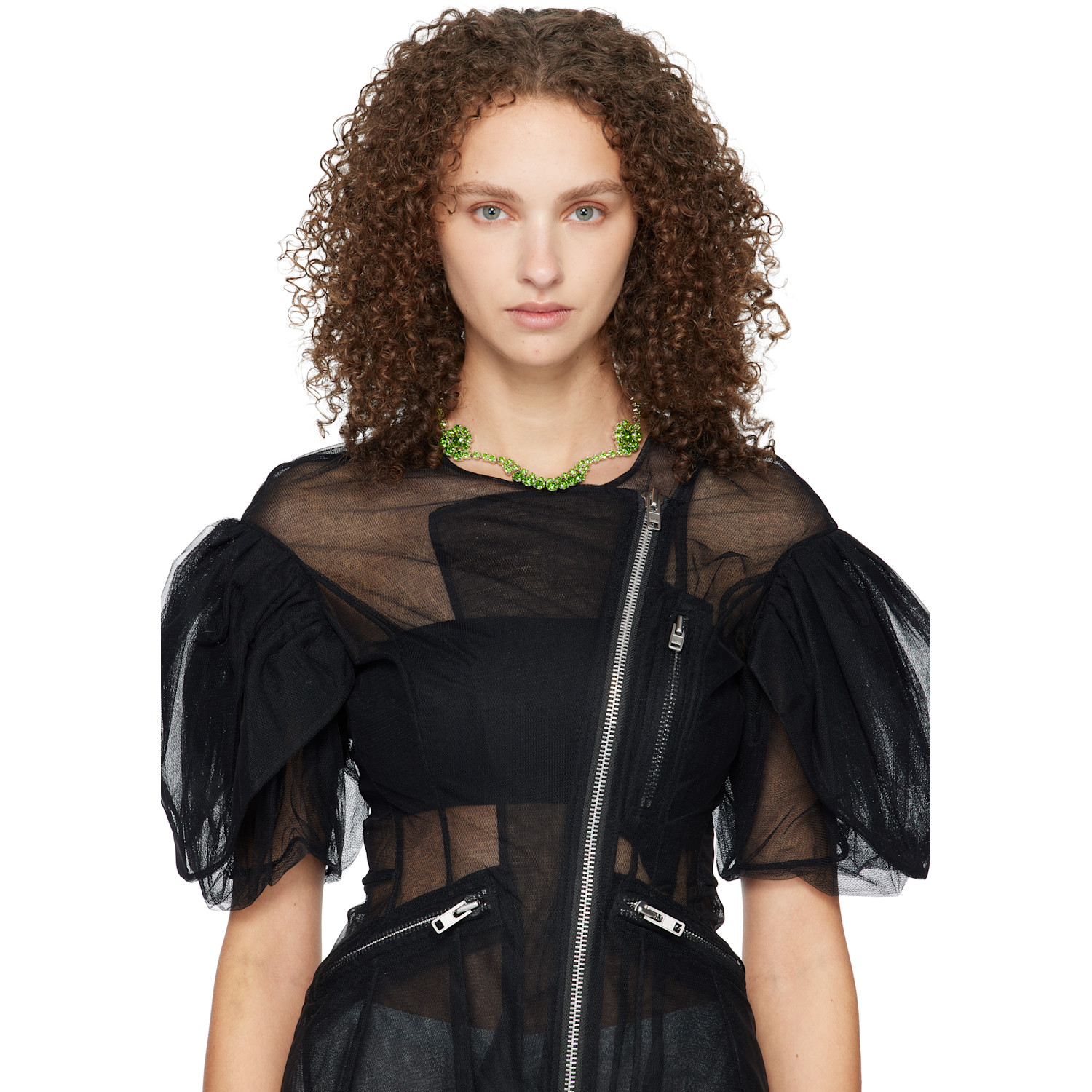  Simone Rocha Scalloped Sepal Necklace 