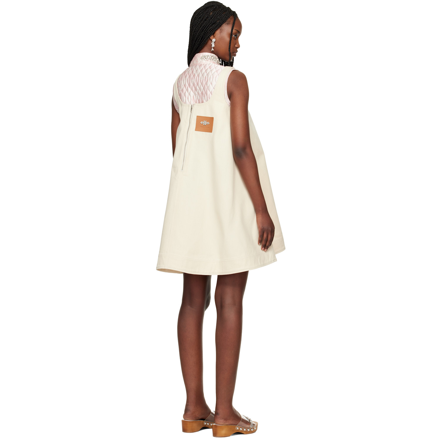  Simone Rocha Beige A-line Minidress 