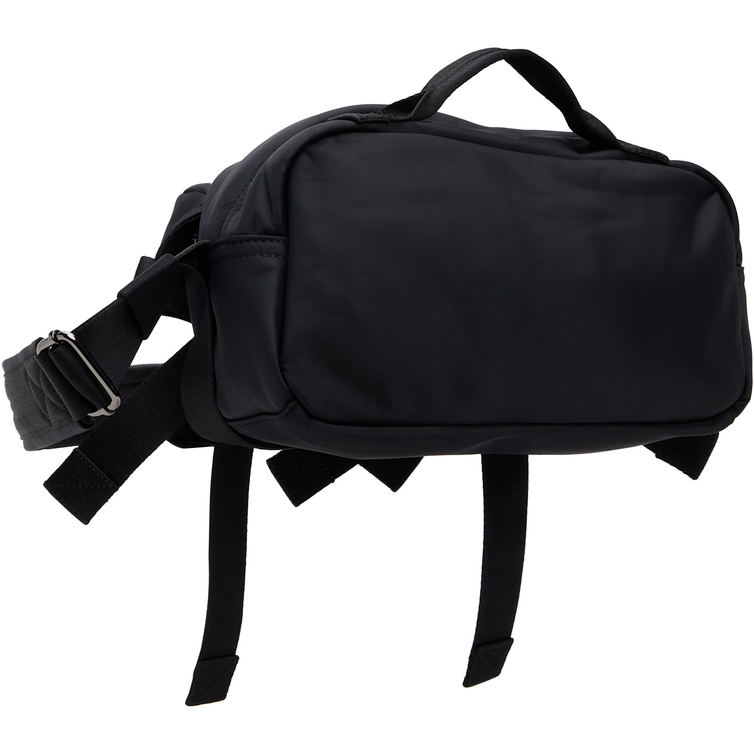  Simone Rocha Black Beaded Classic Bow Crossbody Bag 