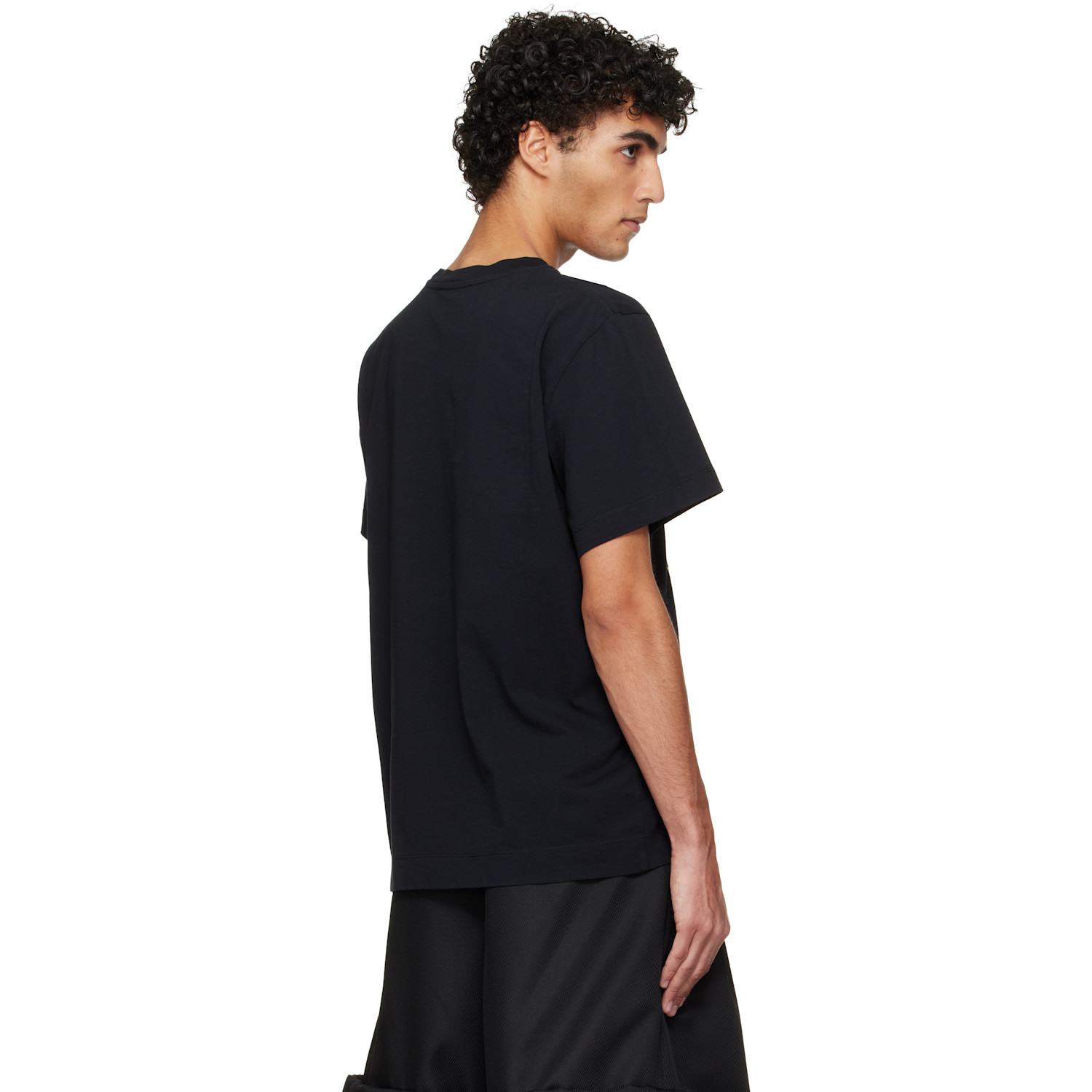  Simone Rocha Black Poppy Field T-shirt 