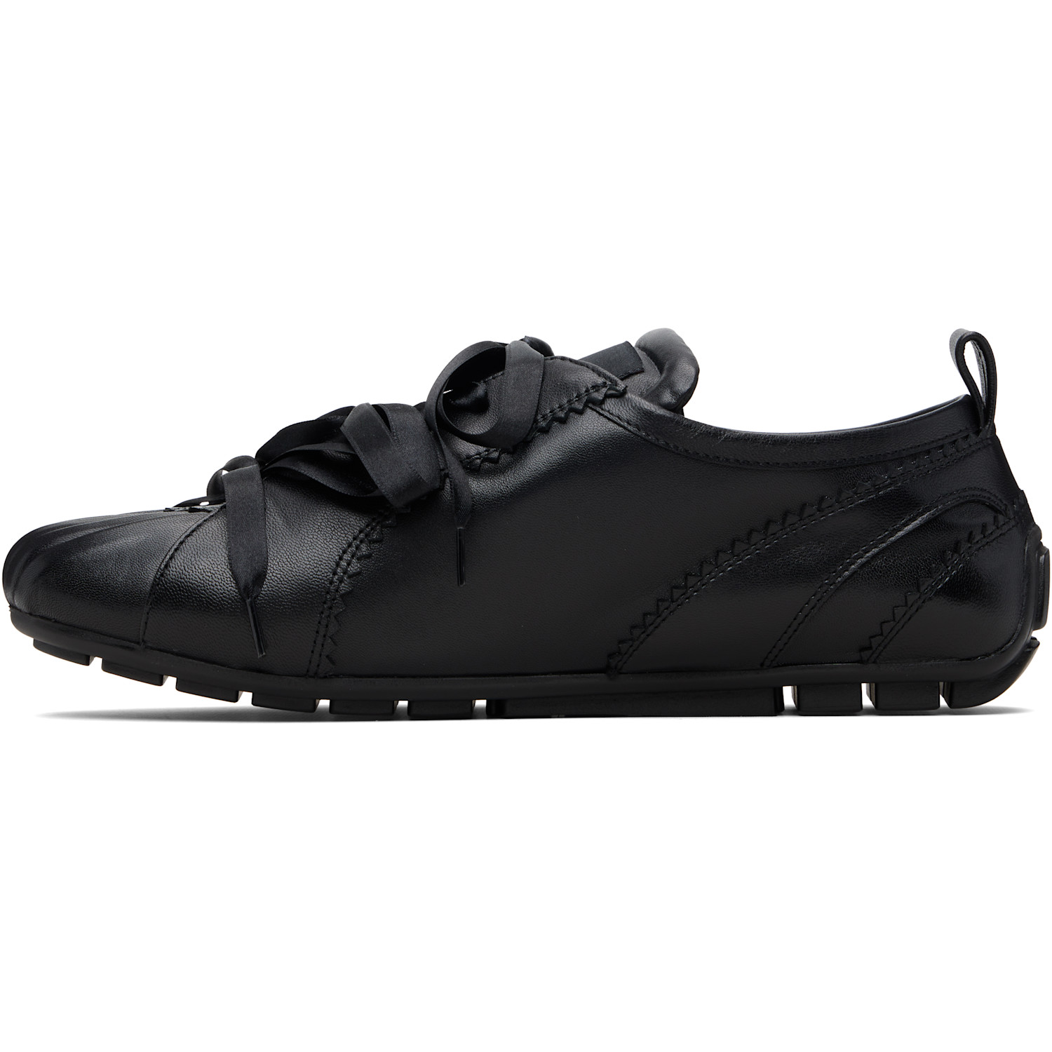  Simone Rocha Black Ballerina Grip Sneakers 