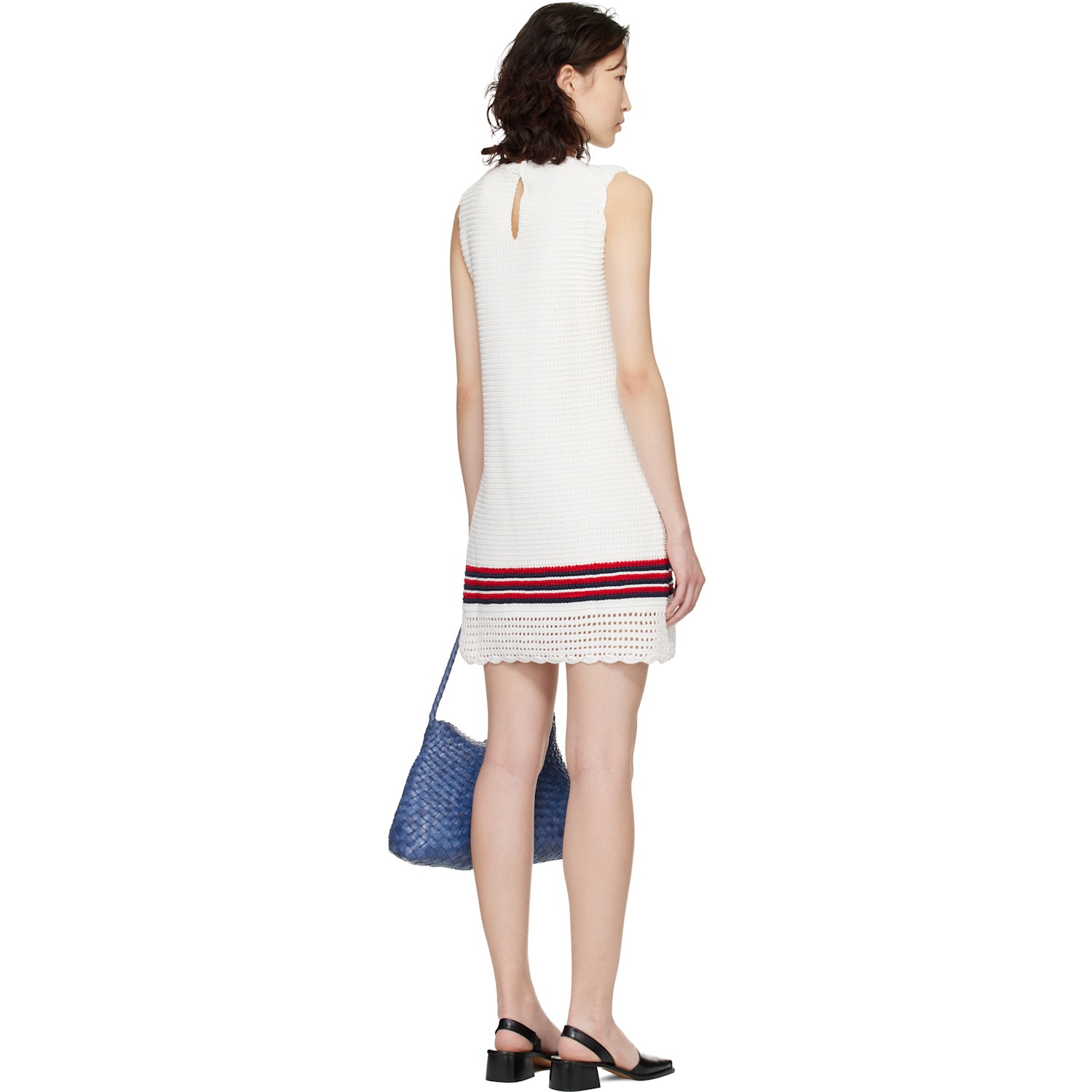 B.b. Wallace White Reinhardt Minidress 