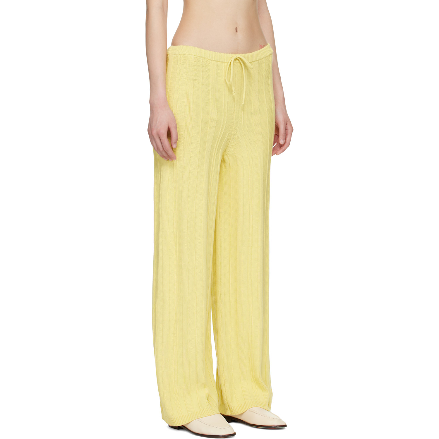  B.b. Wallace Yellow Crewdson Lounge Pants 