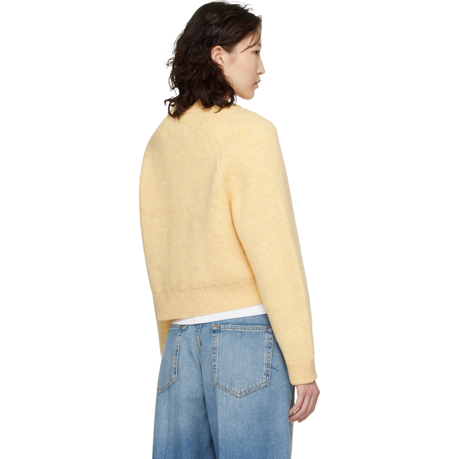  B.b. Wallace Yellow Sherman Cardigan 