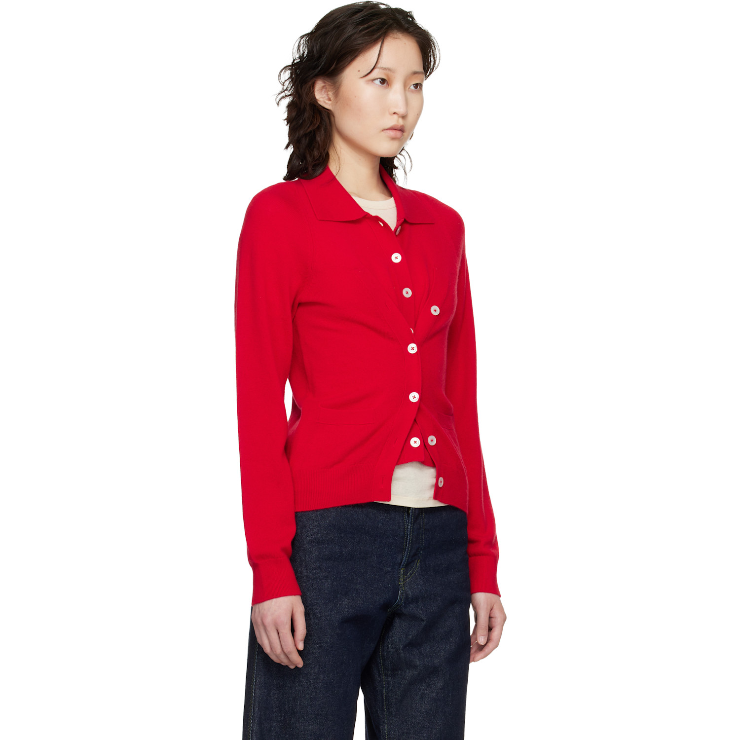  B.b. Wallace Red Kruger Cardigan 