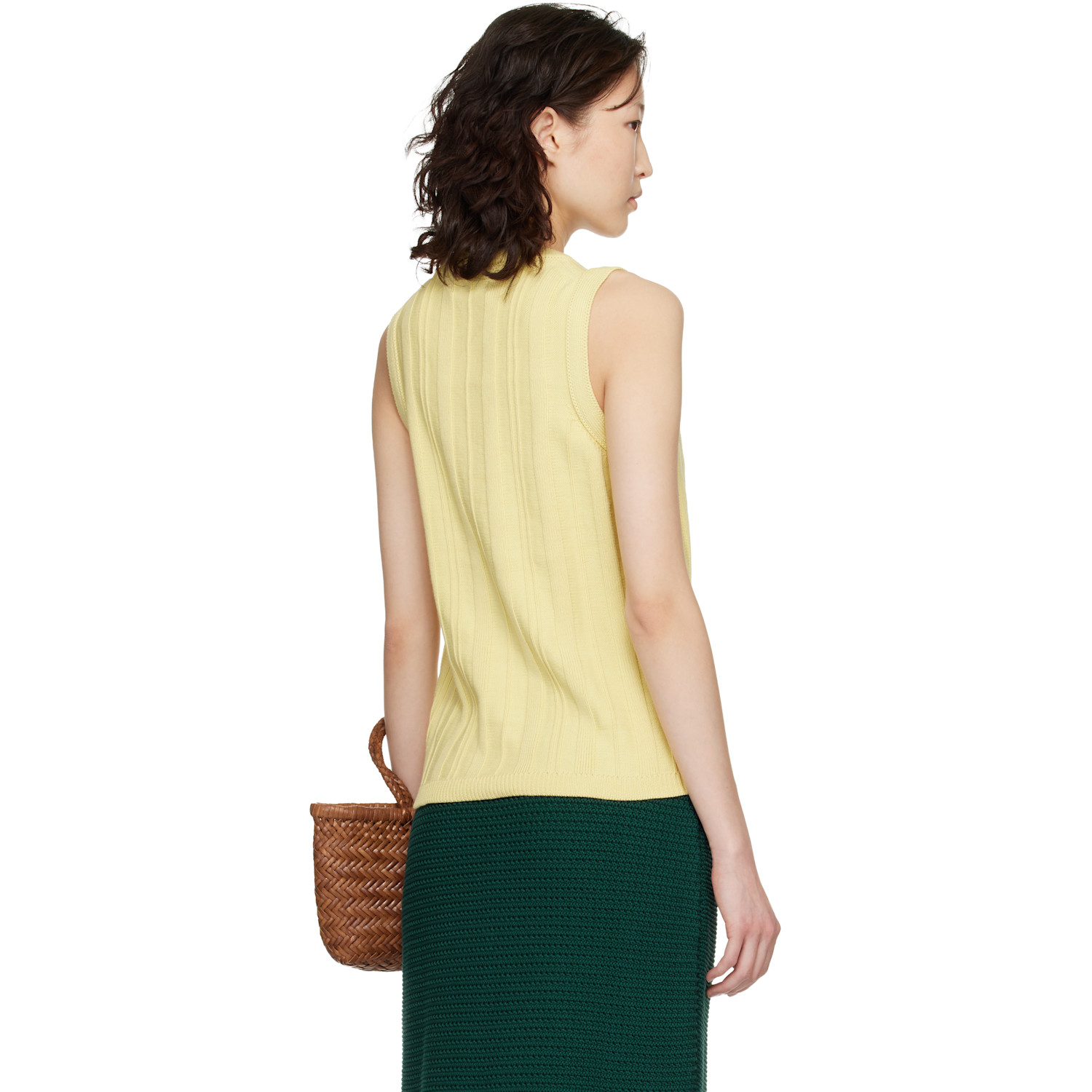  B.b. Wallace Yellow Baldesari Tank Top 