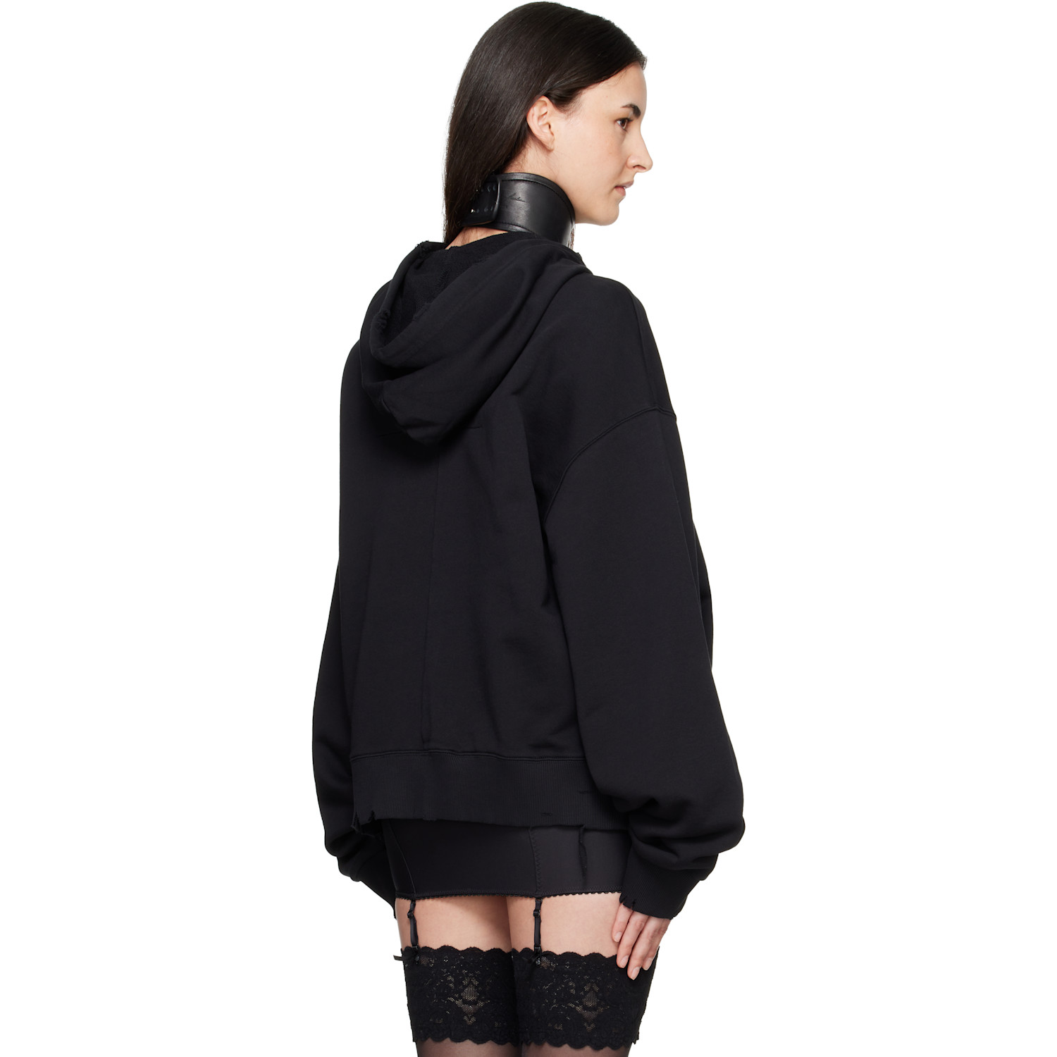  Matières Fécales Black 'never Conform' Hoodie 