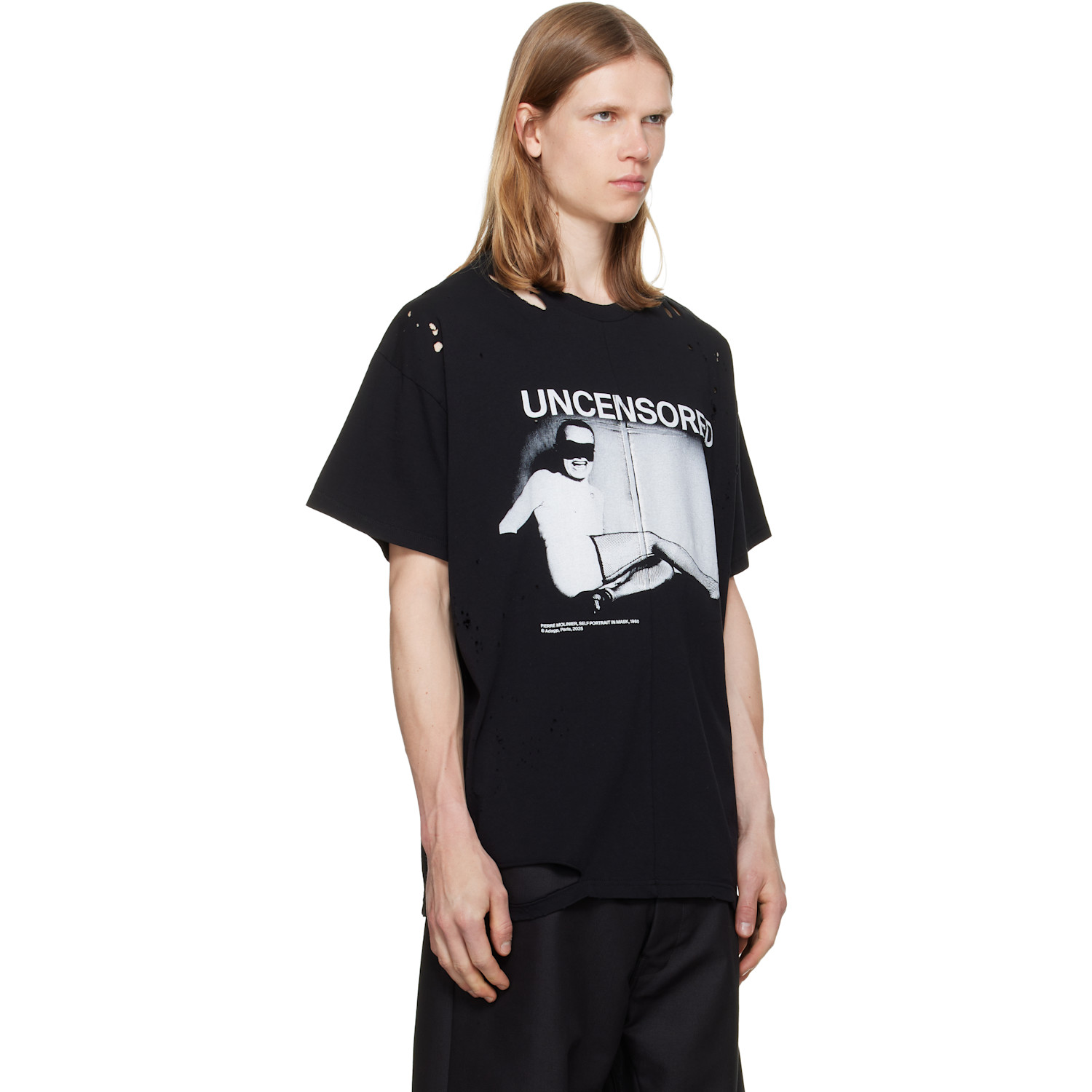 Matières Fécales Black 'molinier' T-shirt 