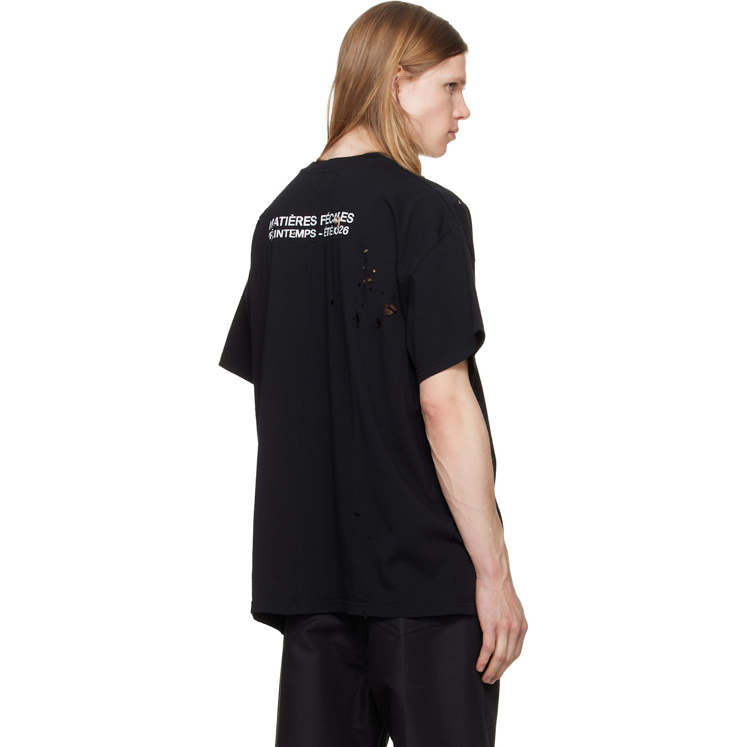 Matières Fécales Black 'molinier' T-shirt 