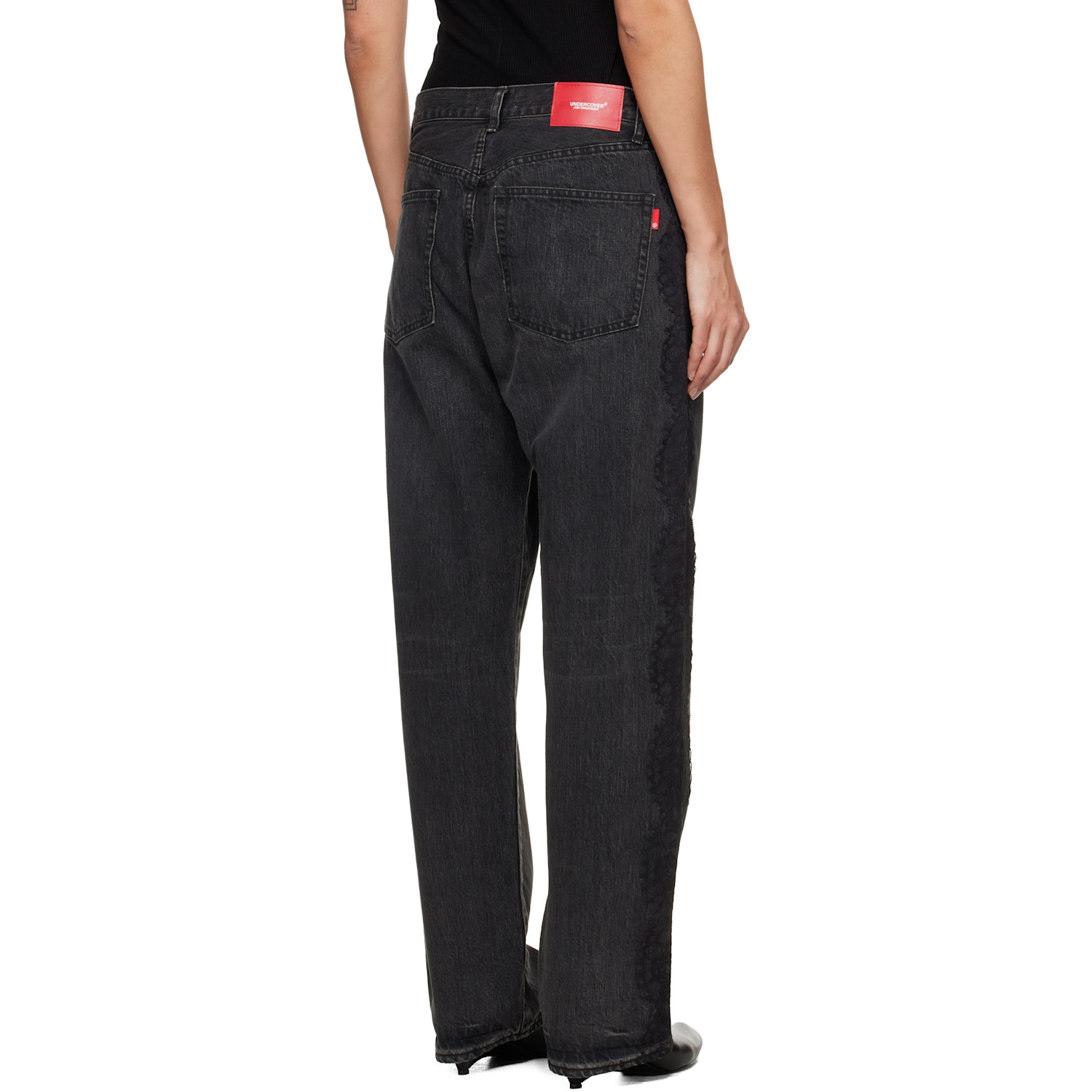  Undercover Black Lace Jeans 