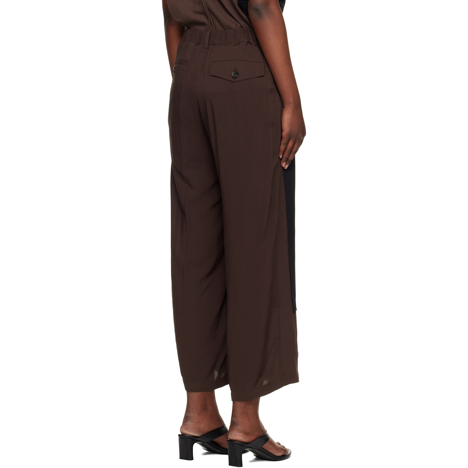  Undercover Brown & Black Up1f1510-2 Trousers 