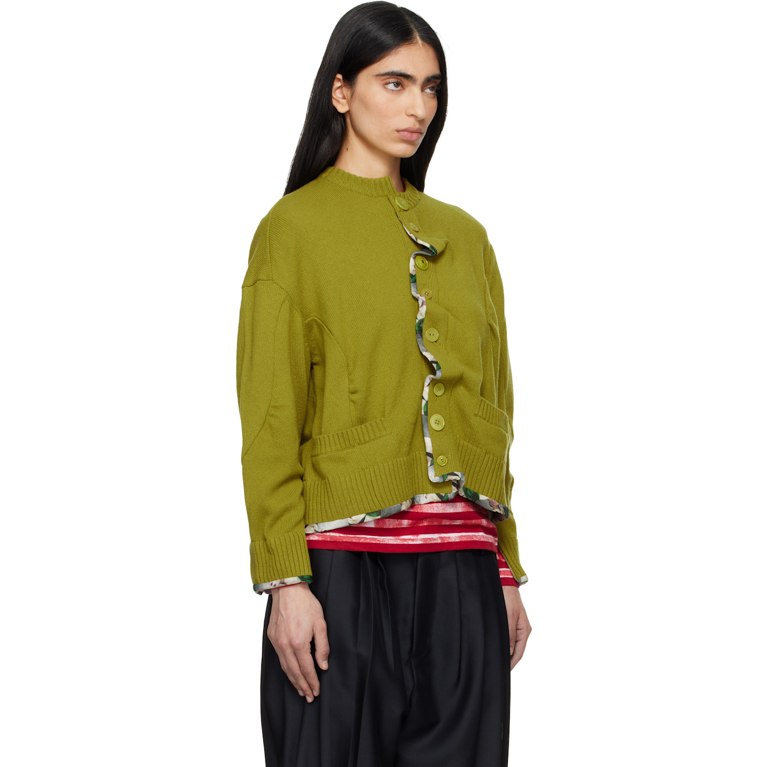  Undercover Green Uc1f1902 Cardigan 