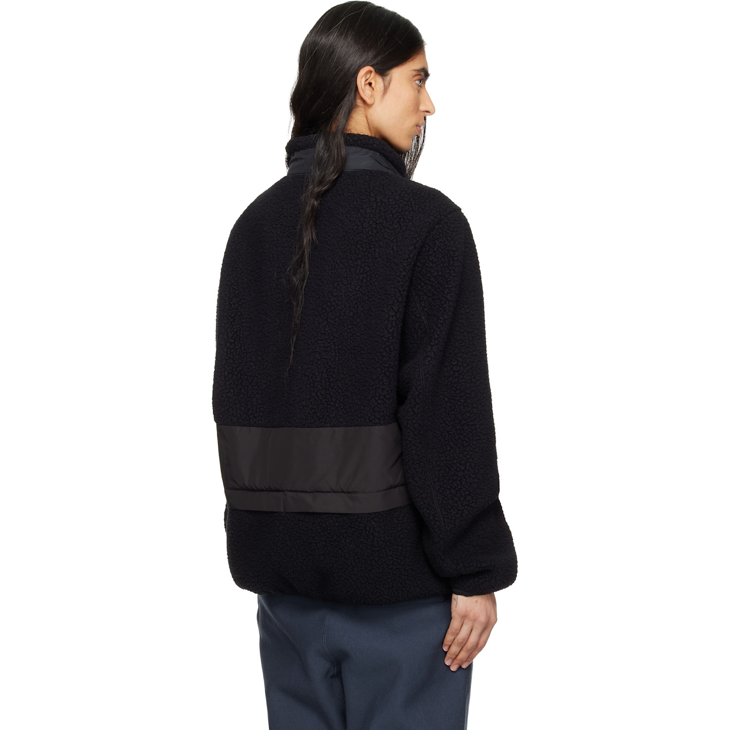  Undercover Ssense Exclusive Black Polartec Boa Fleece Jacket 