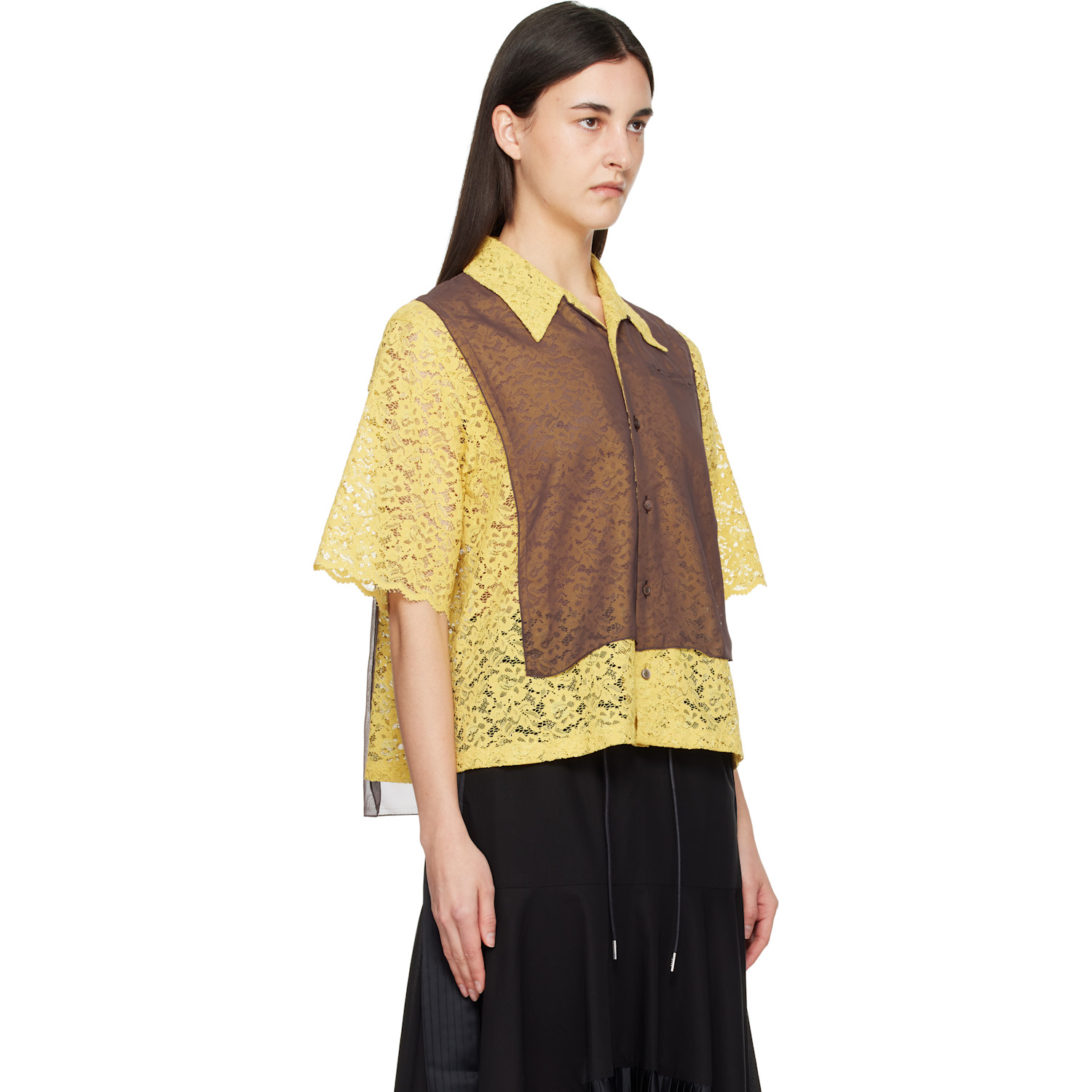  Undercover Yellow & Brown Up1f1406 Shirt 