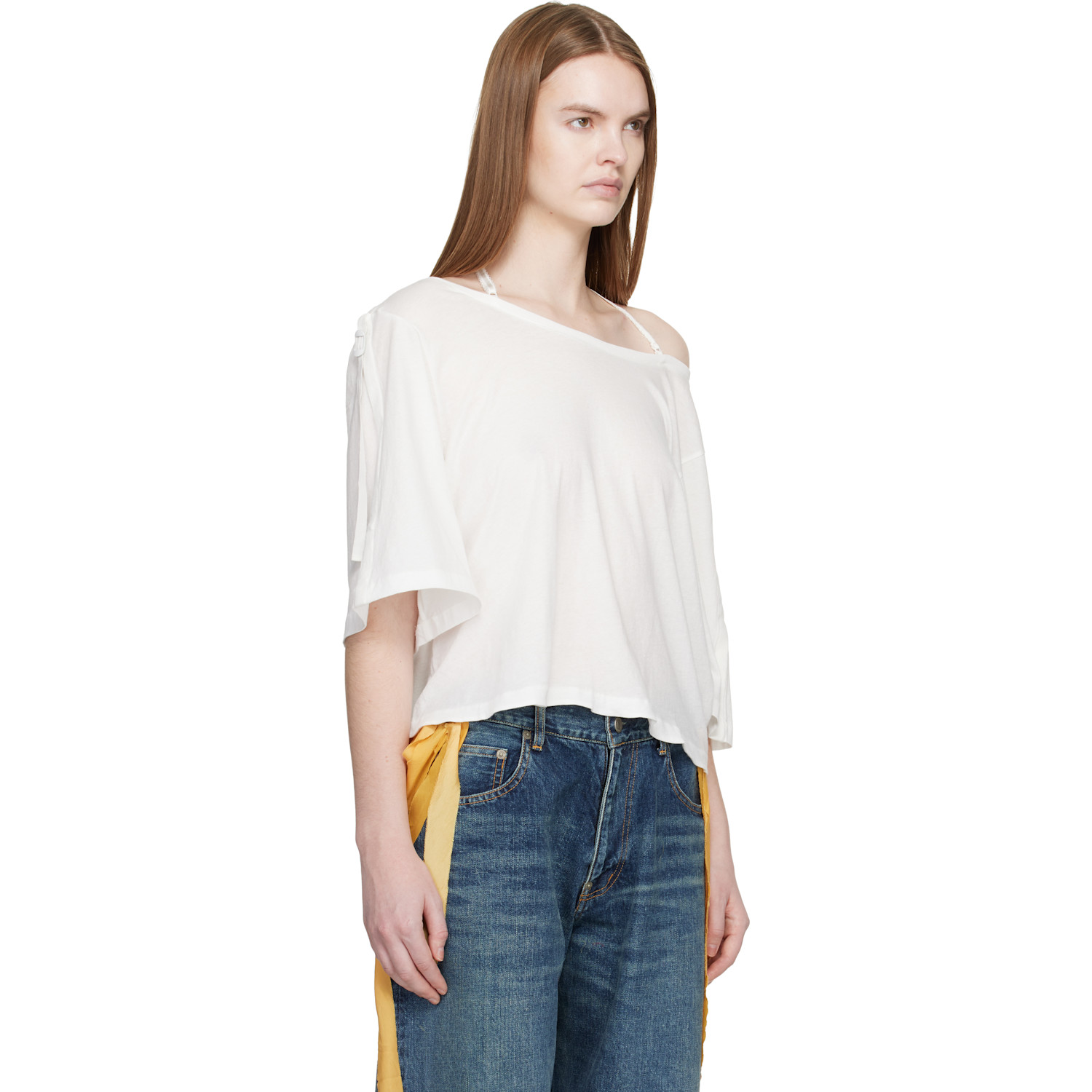  Undercover White Strap T-shirt 