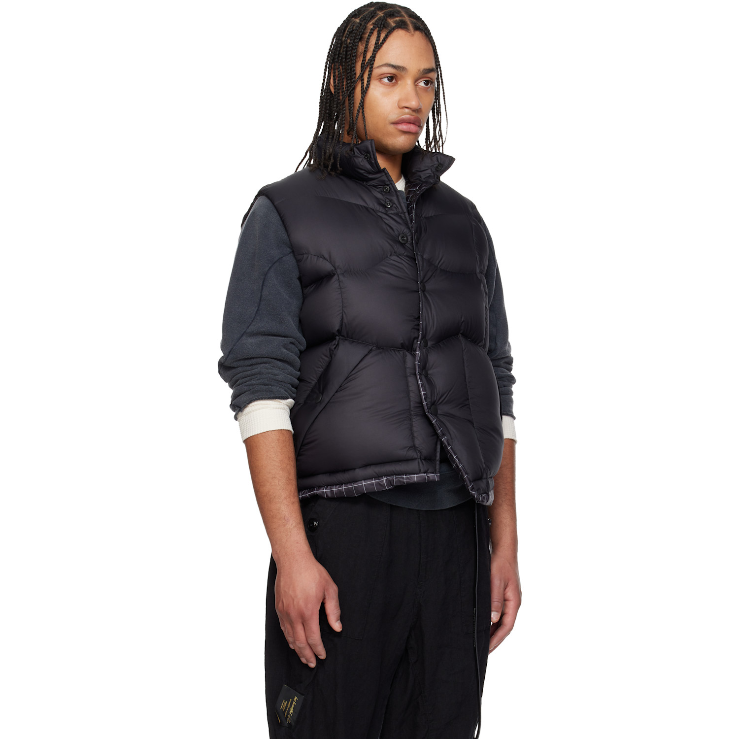  Undercover Black Uc1f4002 Down Vest 