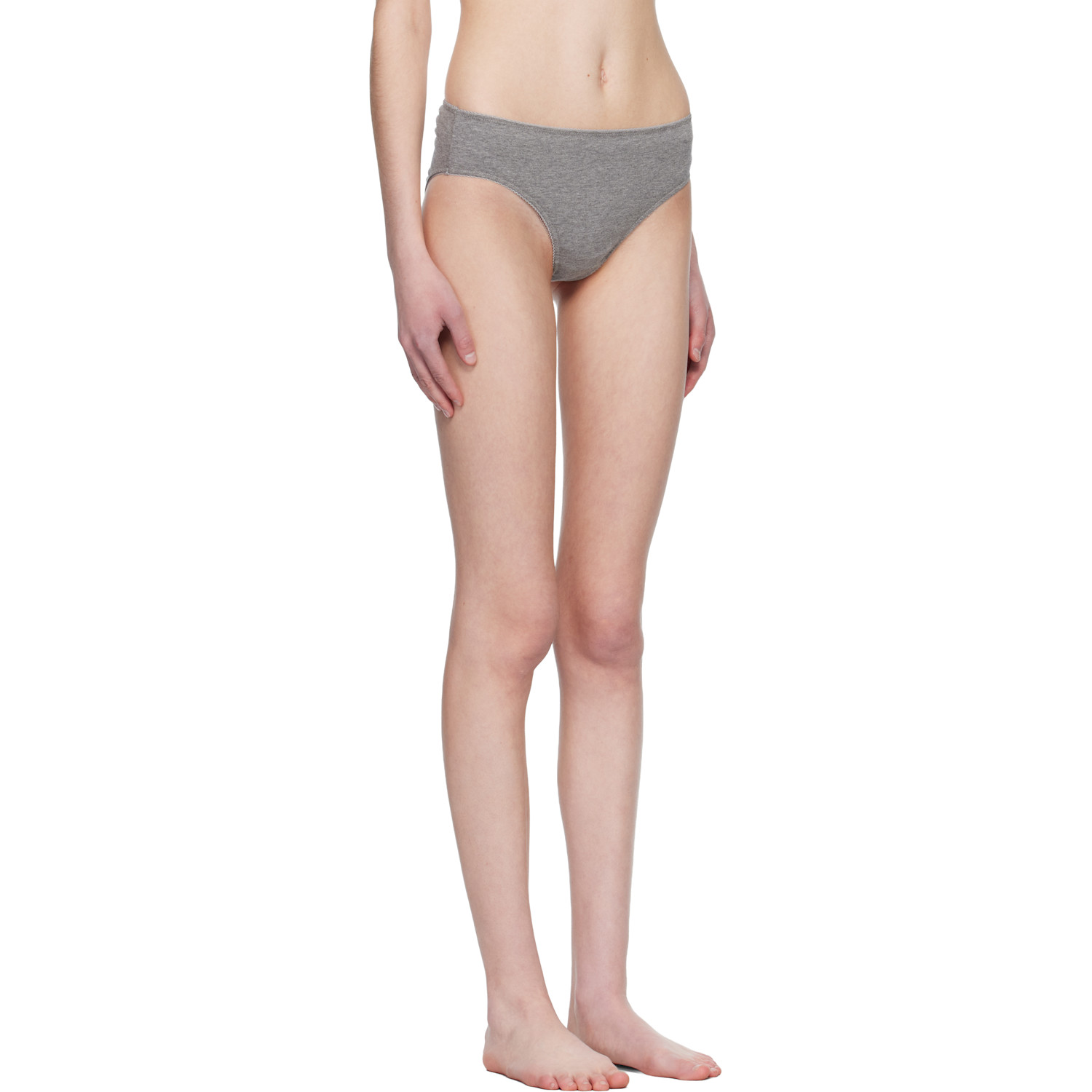  Bellini Bikini Ssense Exclusive Three-pack Gray Alma Briefs 