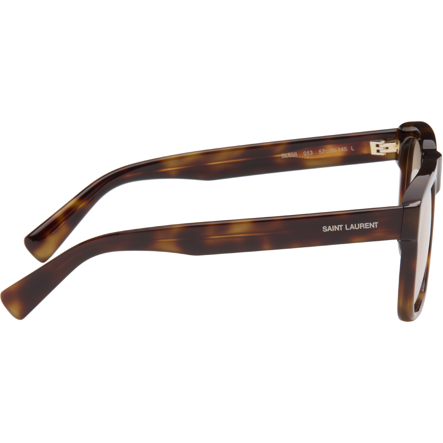 Saint Laurent Brown Oversized Square Sunglasses 
