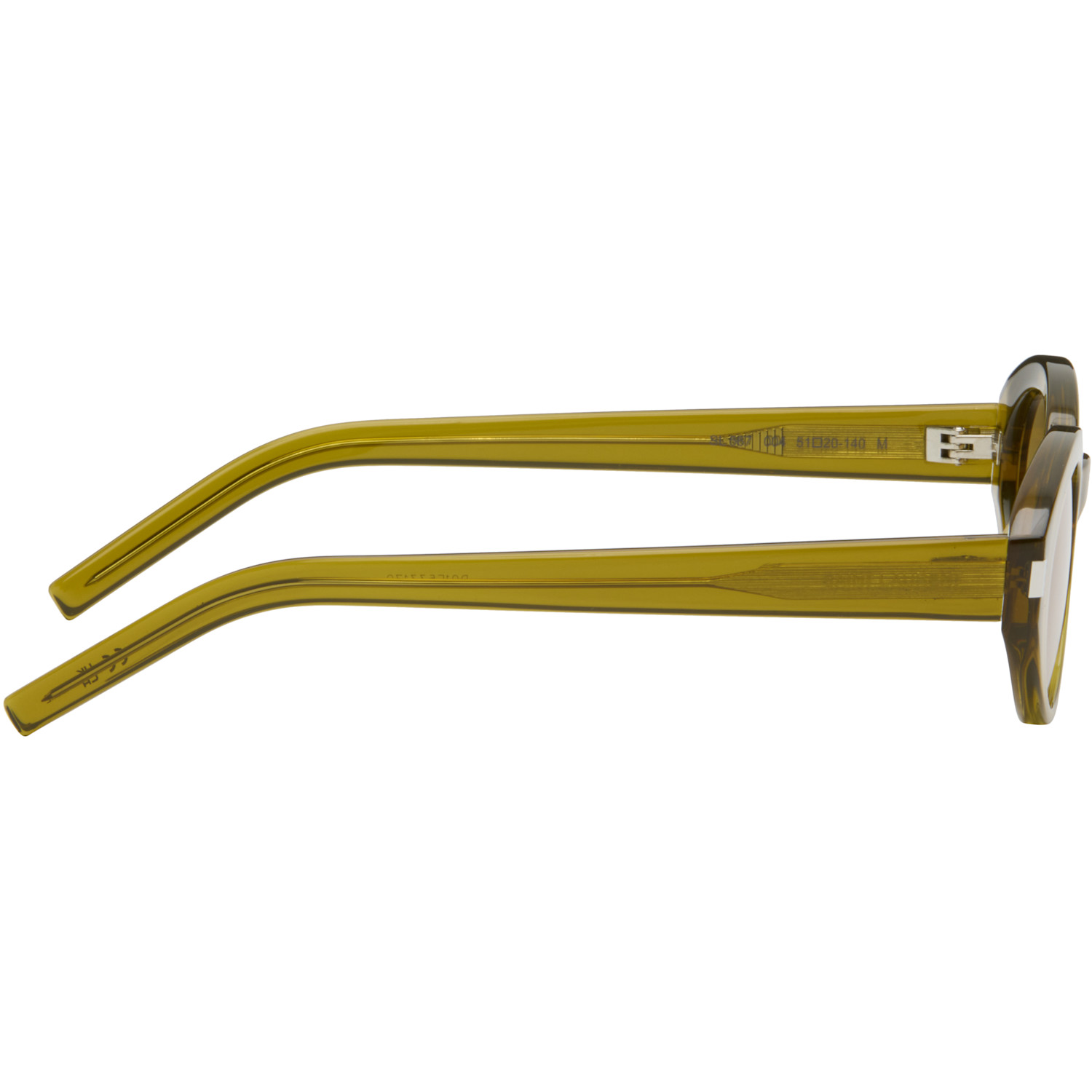  Saint Laurent Green Sl 567 Sunglasses 