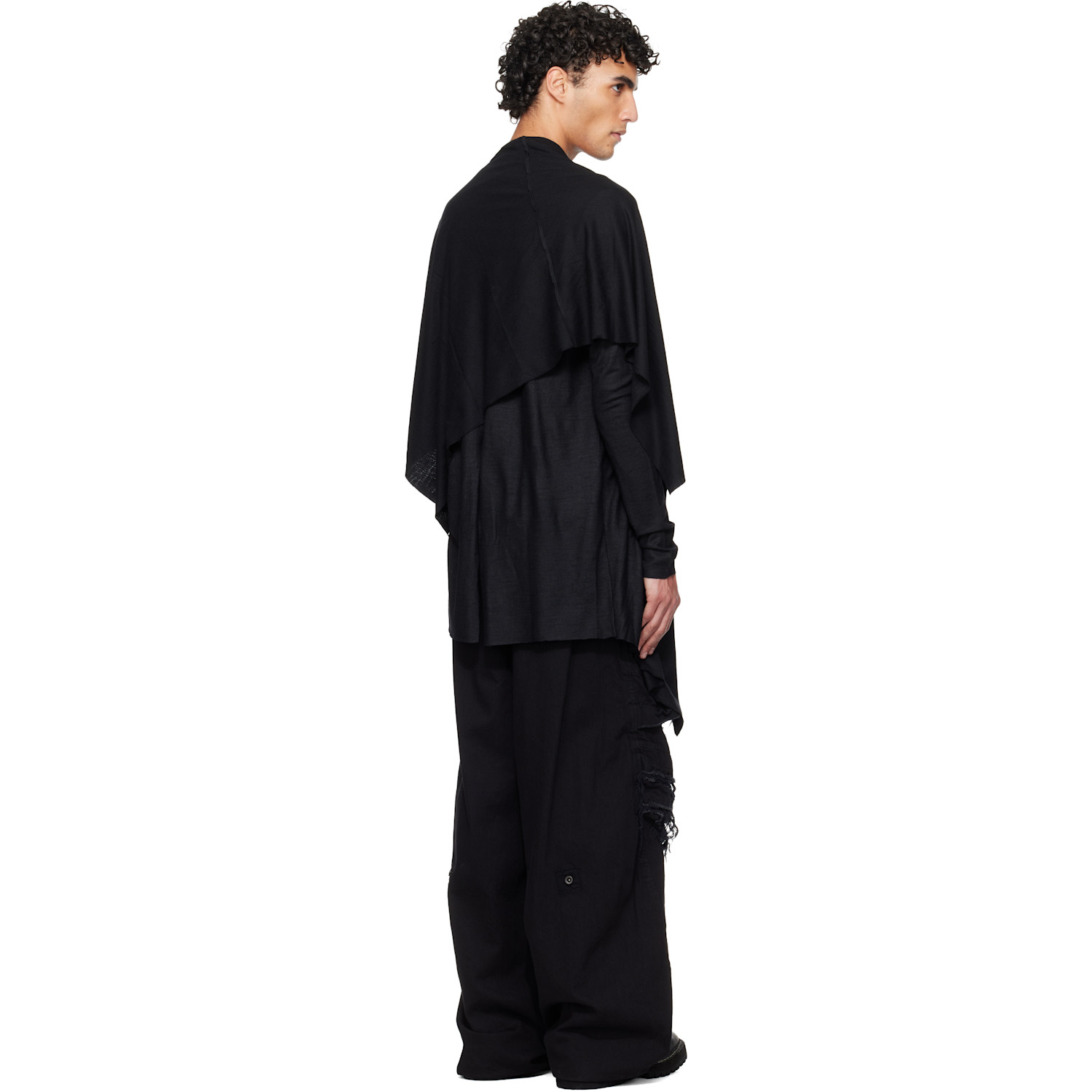  Julius Black Veiled Cardigan 