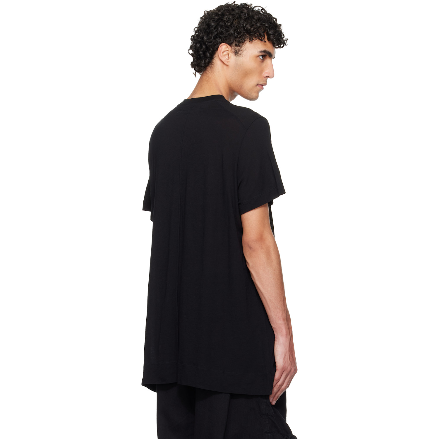  Julius Black Numinous Print Flare T-shirt 