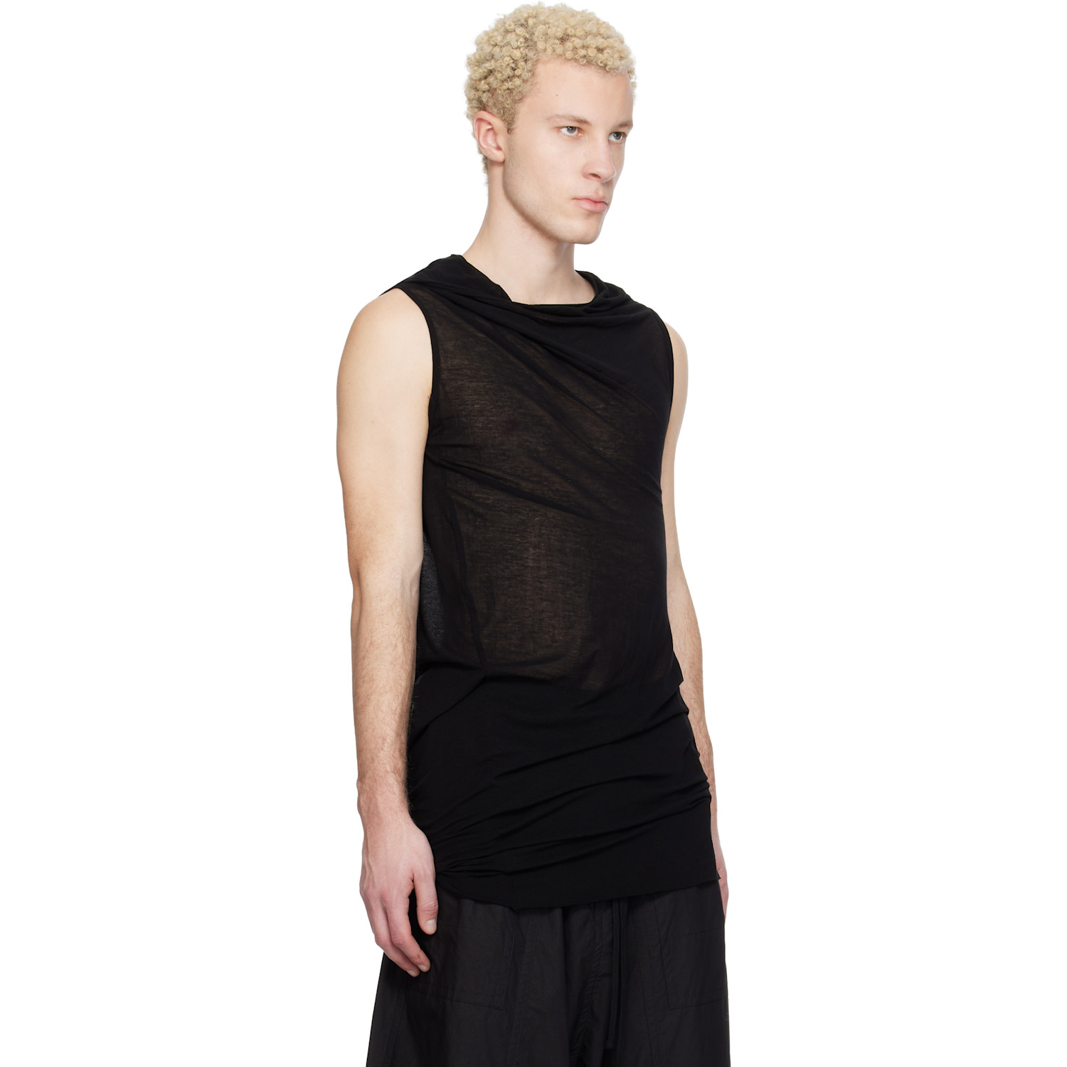  Julius Black Twist Neck T-shirt 