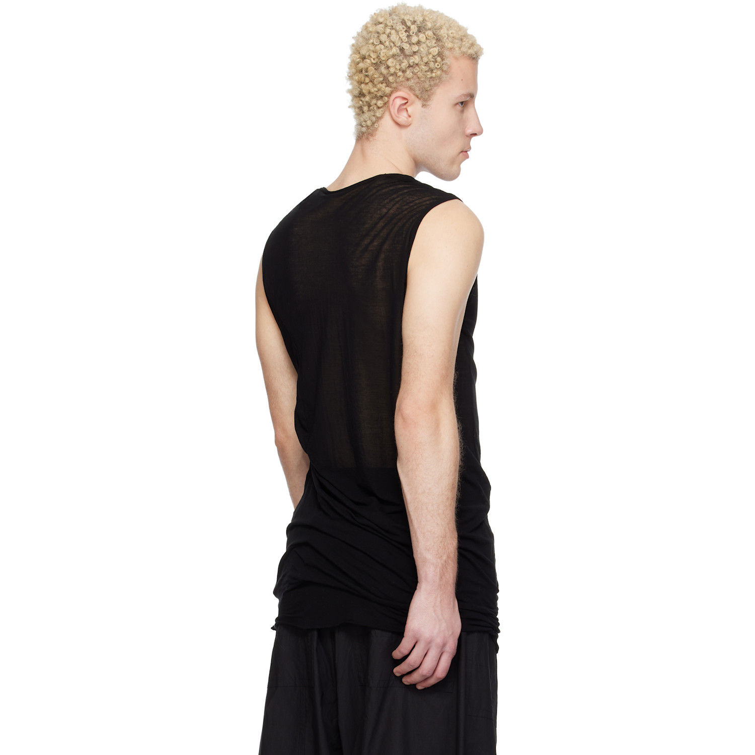  Julius Black Twist Neck T-shirt 