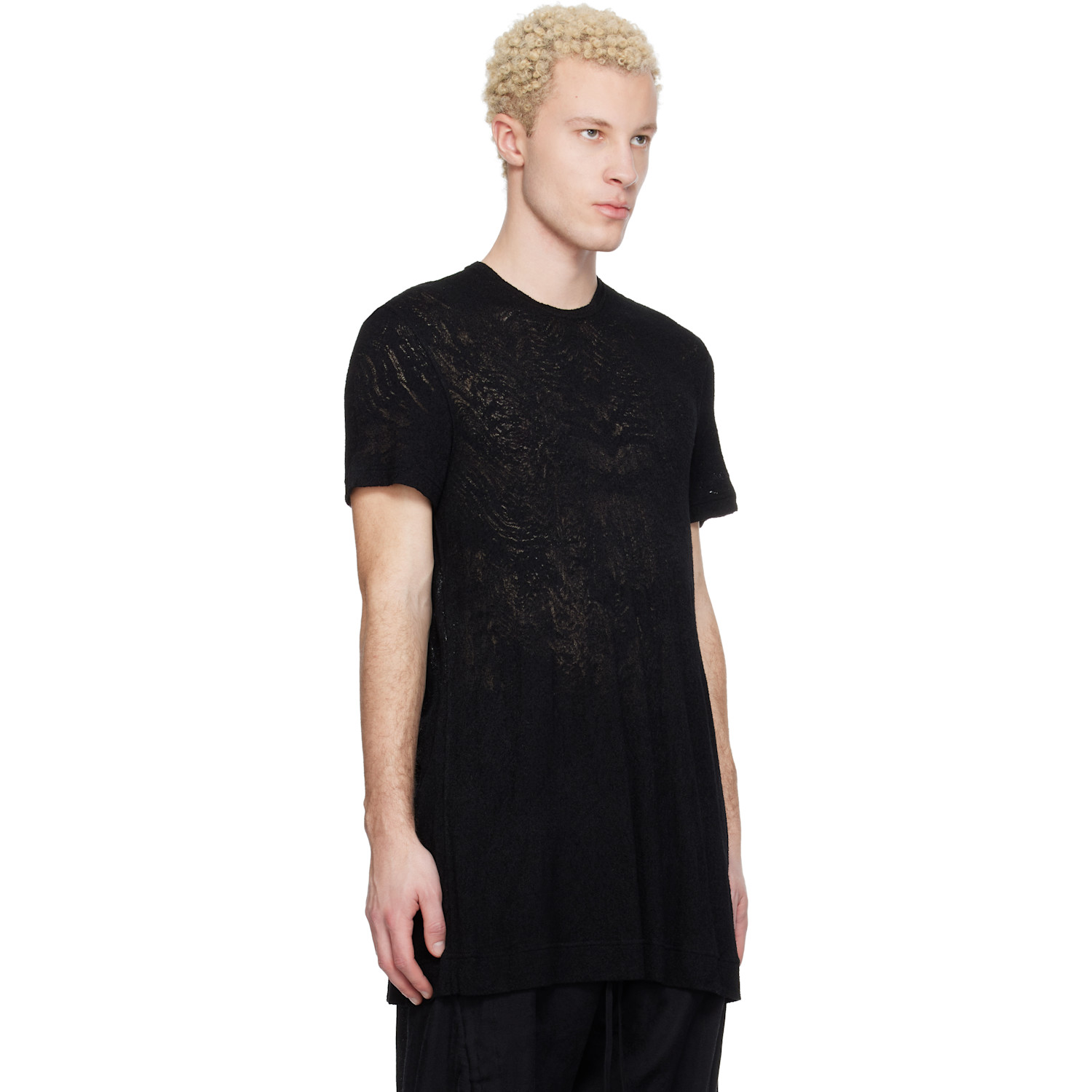  Julius Black Flare T-shirt 