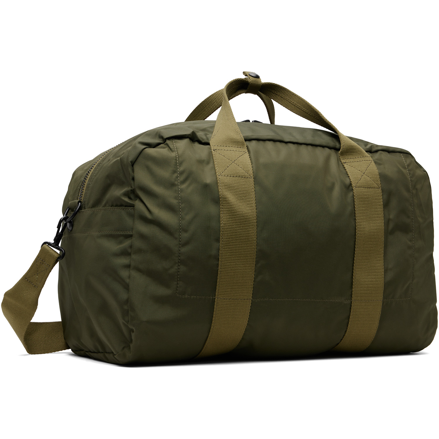  Rrl Khaki Nylon Utility Duffle Bag 