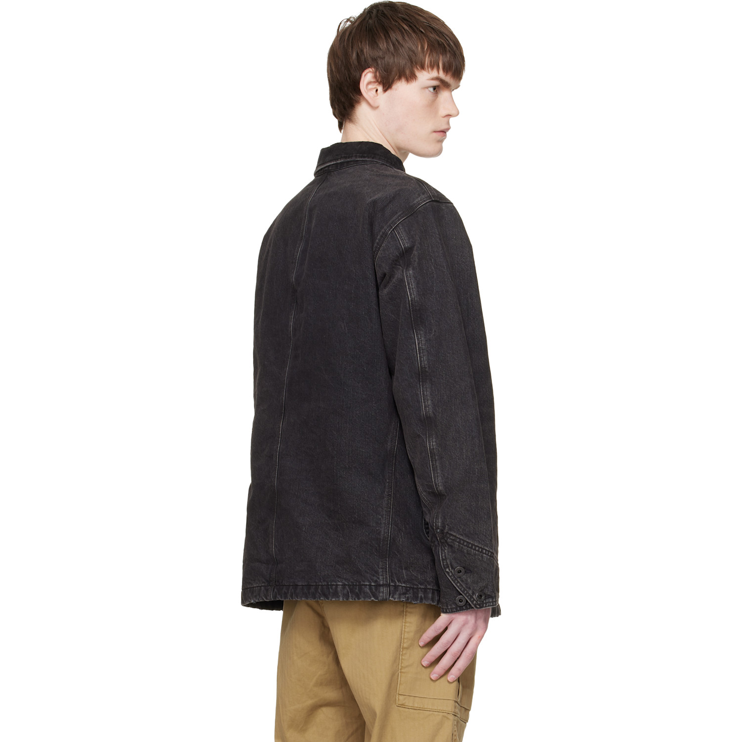  Rrl Black Lynn Denim Jacket 