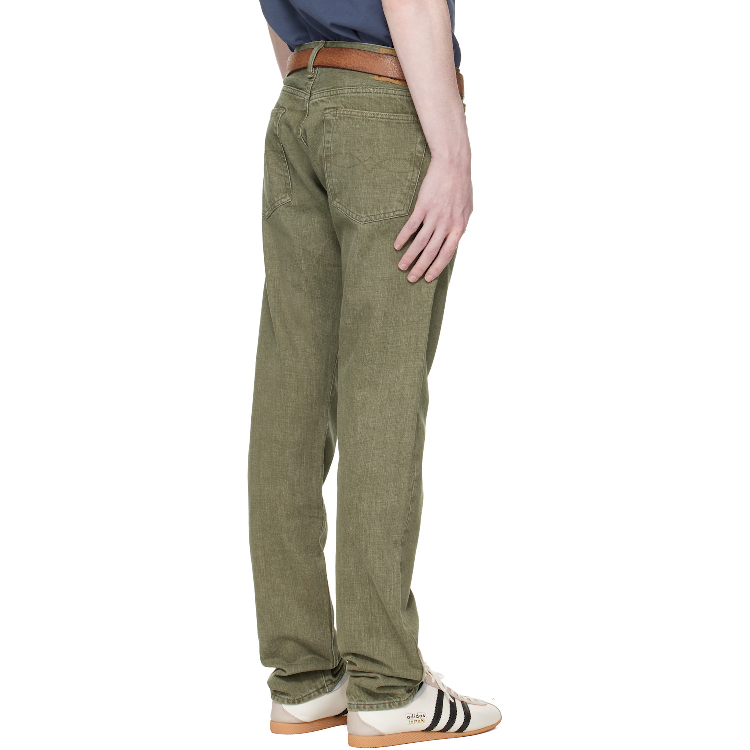  Rrl Green Slim Fit Jeans 