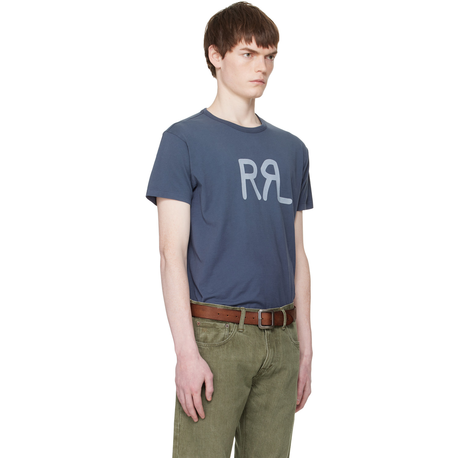  Rrl Blue Ranch Logo T-shirt 