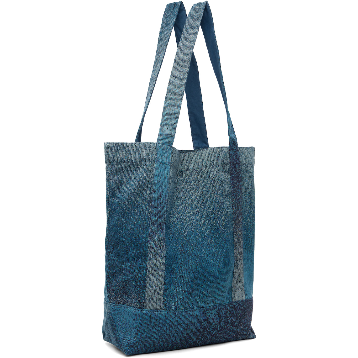  Sanderlak Ssense Exclusive Blue Maharam Edition Jacquard Tote 
