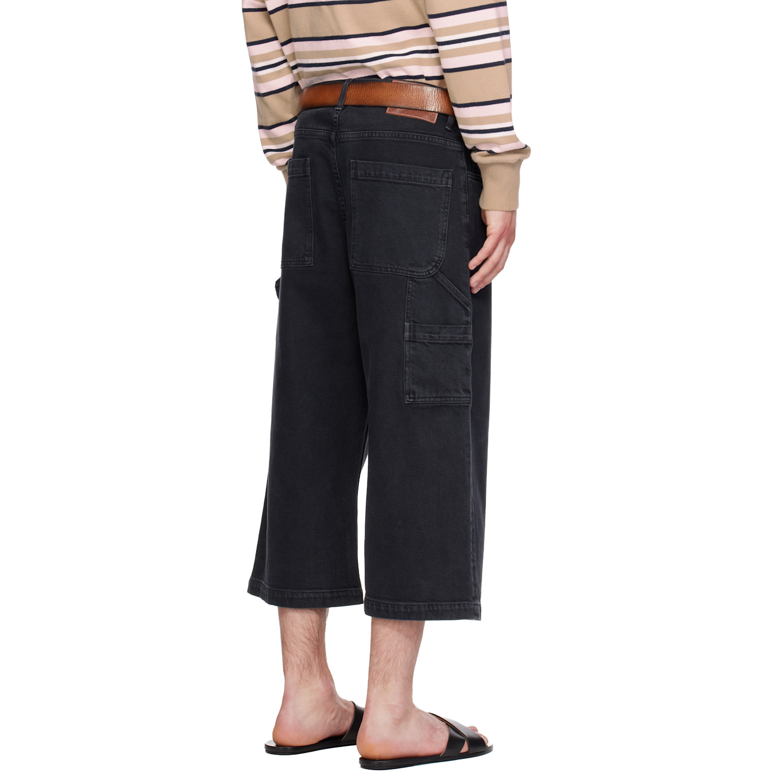  Sanderlak Black Wide Skater Jeans 