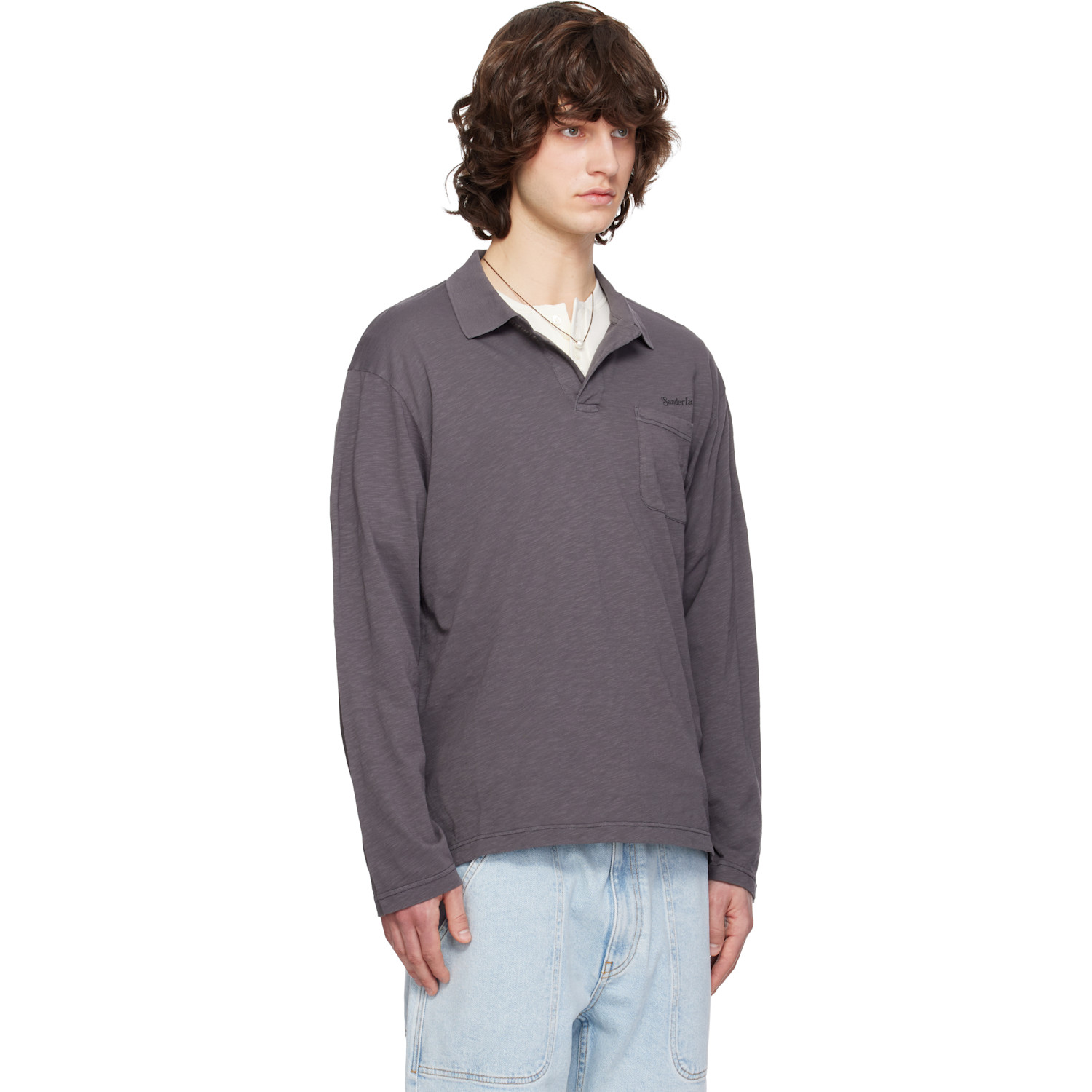  Sanderlak Gray Jersey Polo 