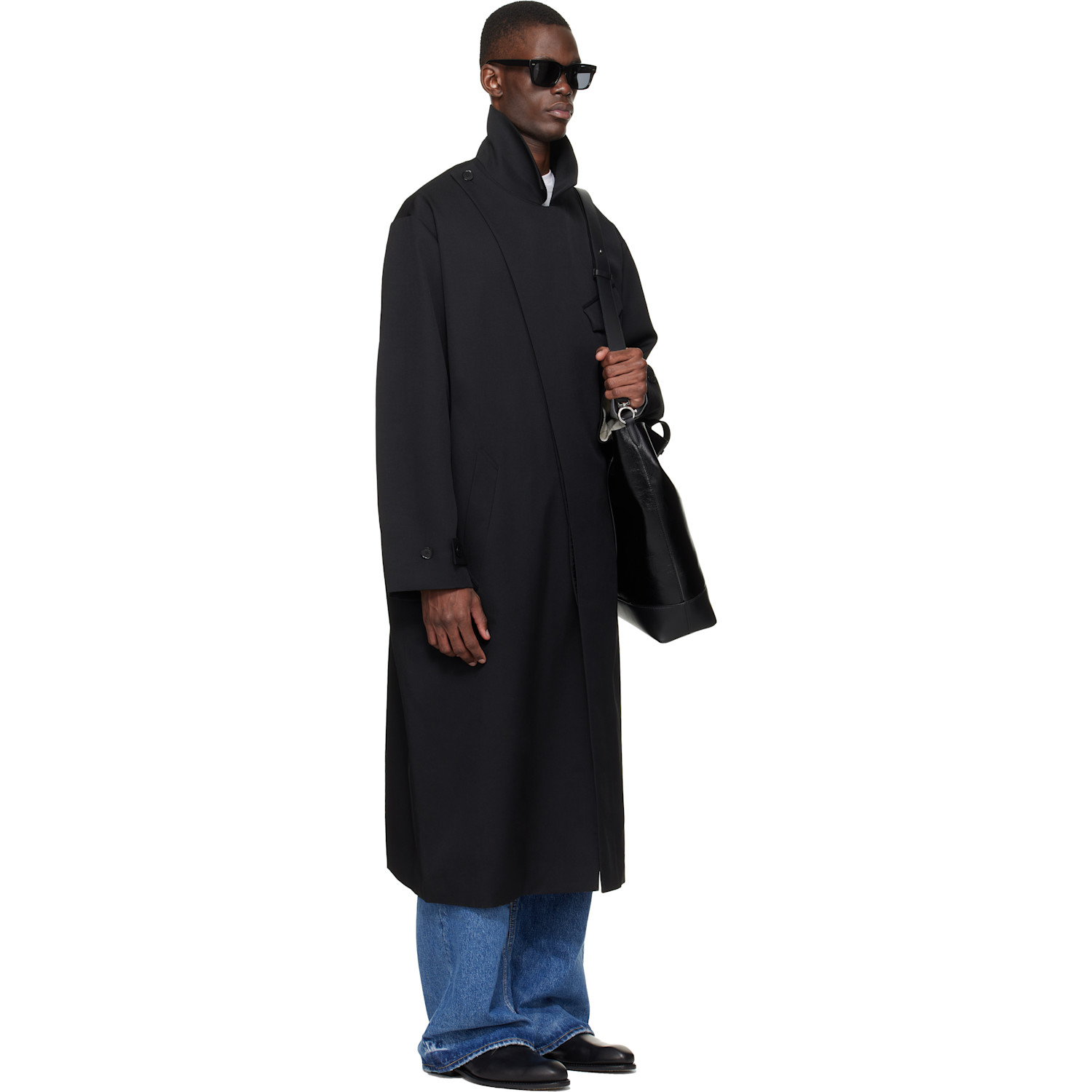  Sire Black Light Tailored Coat 