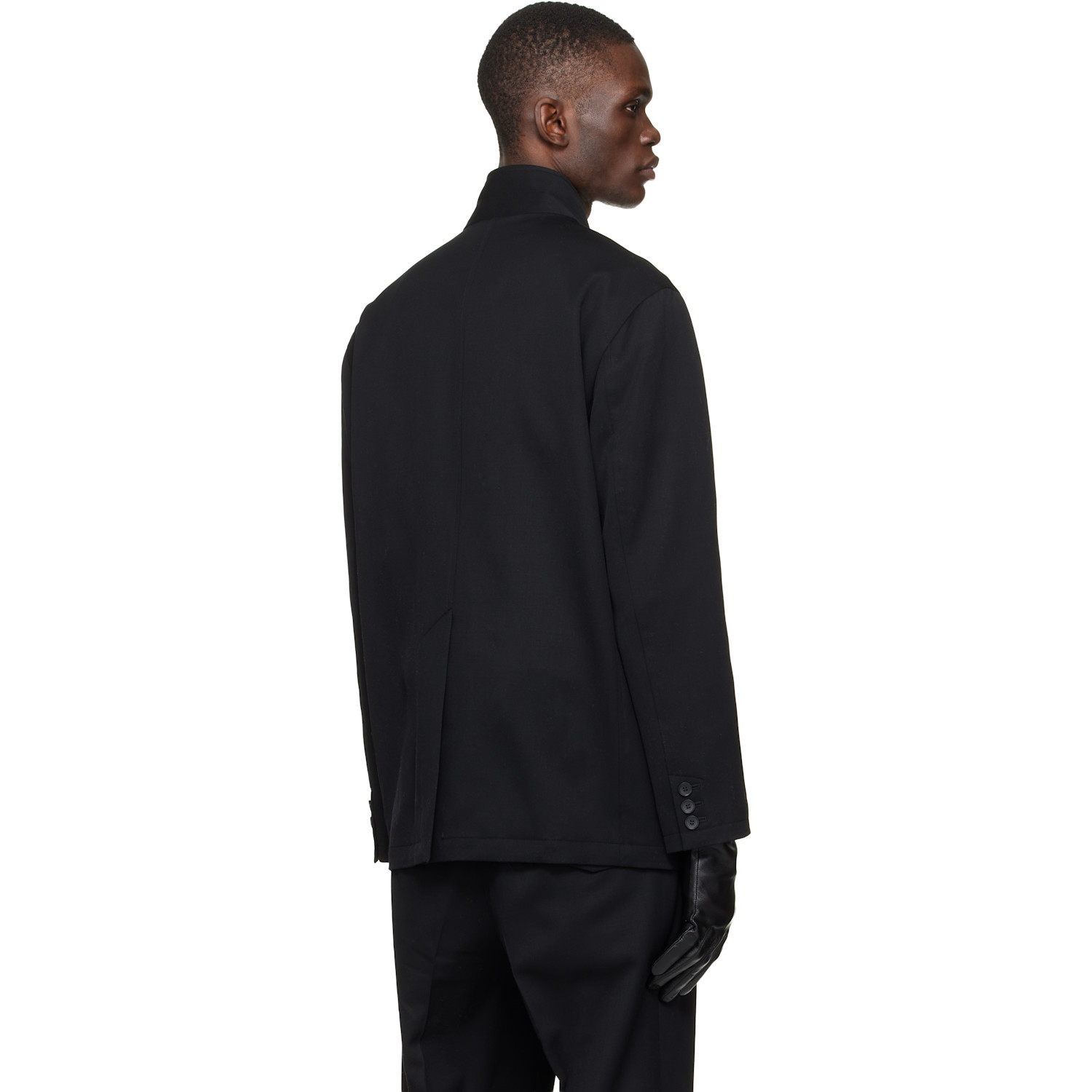  Sire Black Light Wool Blazer 