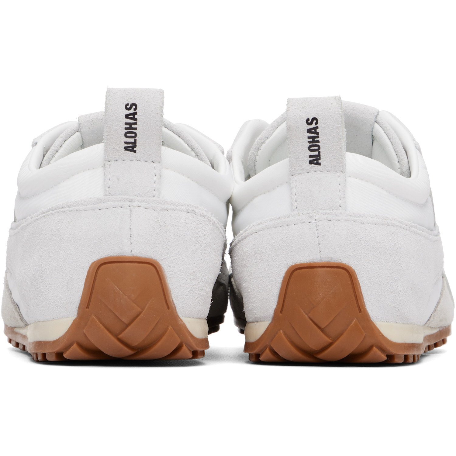  Alohas White Tb.304 Nylon Leather Sneakers 