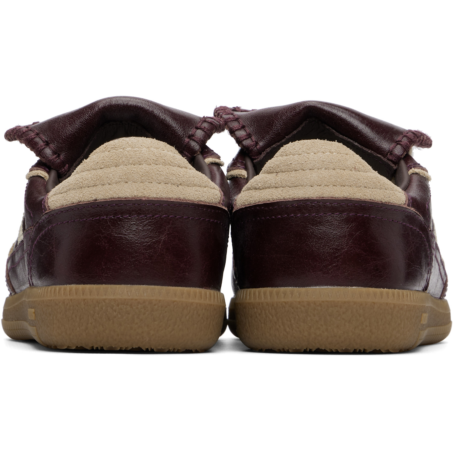  Alohas Burgundy Tb.490 Club Leather Sneakers 